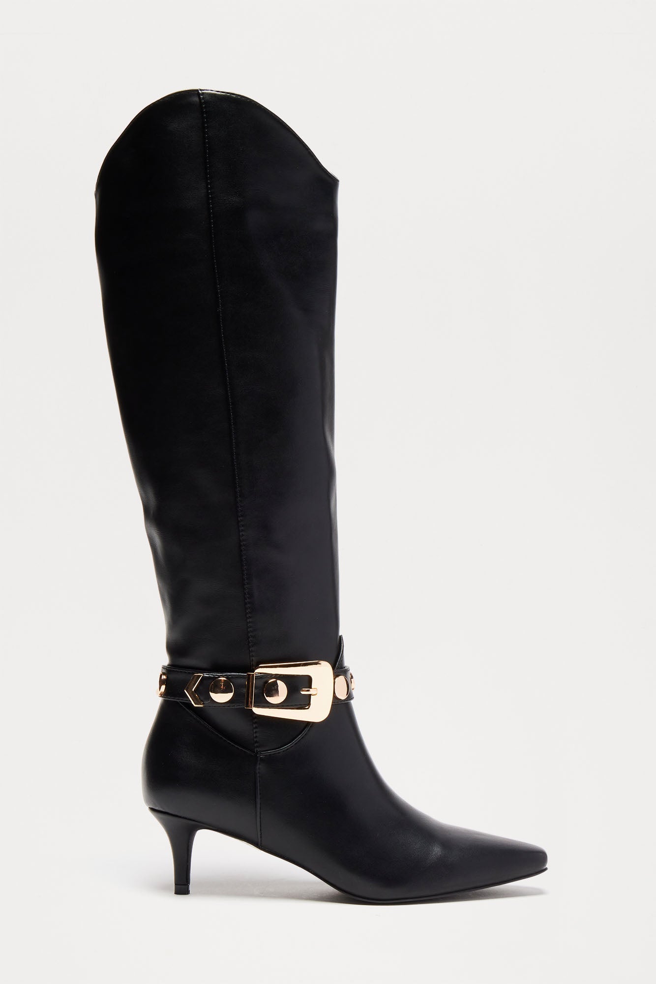 Kane Buckle Boots - Black