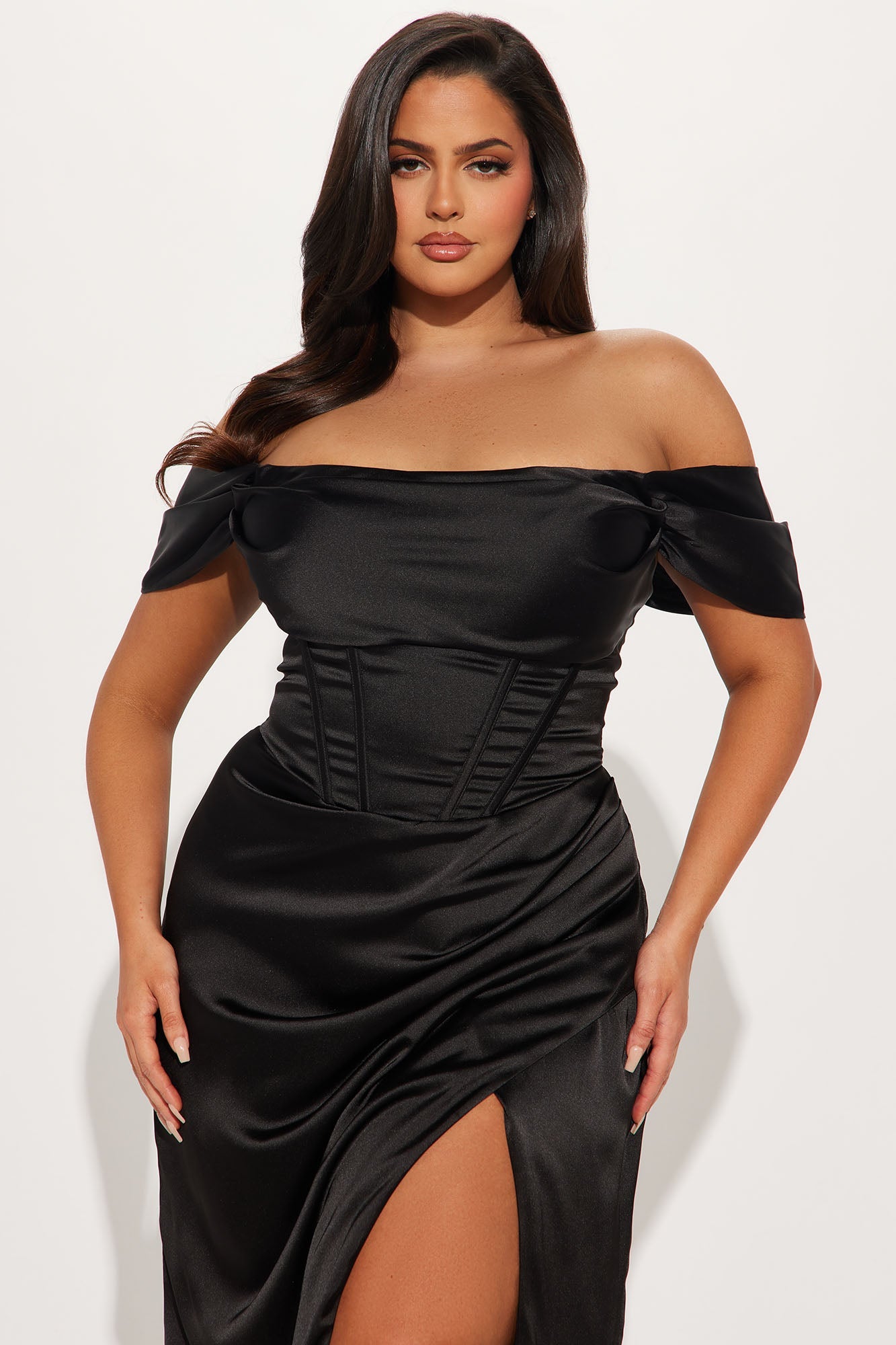 Andrea Corset Gown - Black