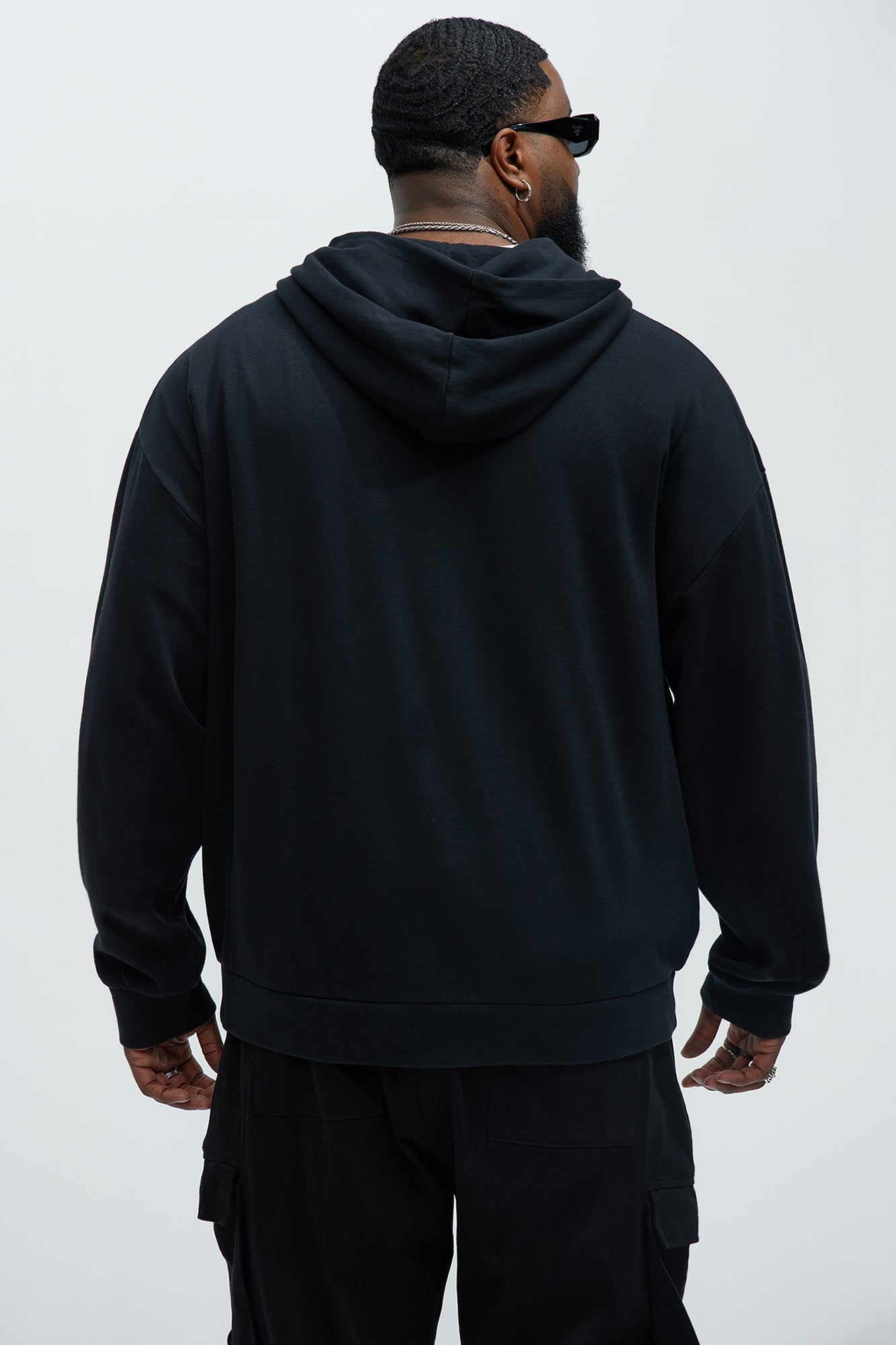 Dope Dope Zip Up Hoodie - Black