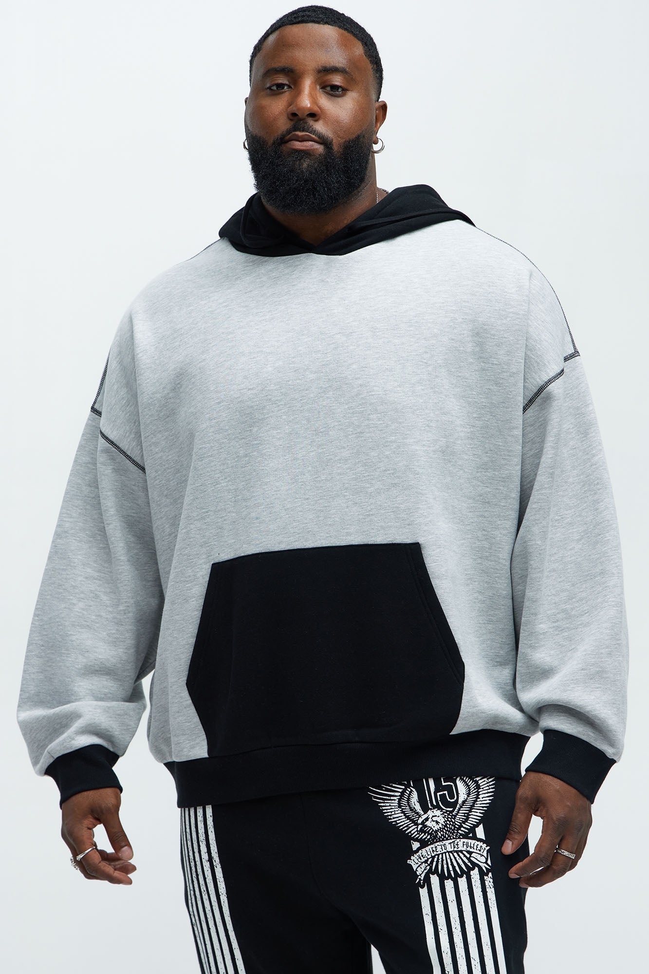 Tyson Now You See Me Hoodie - Grey/combo