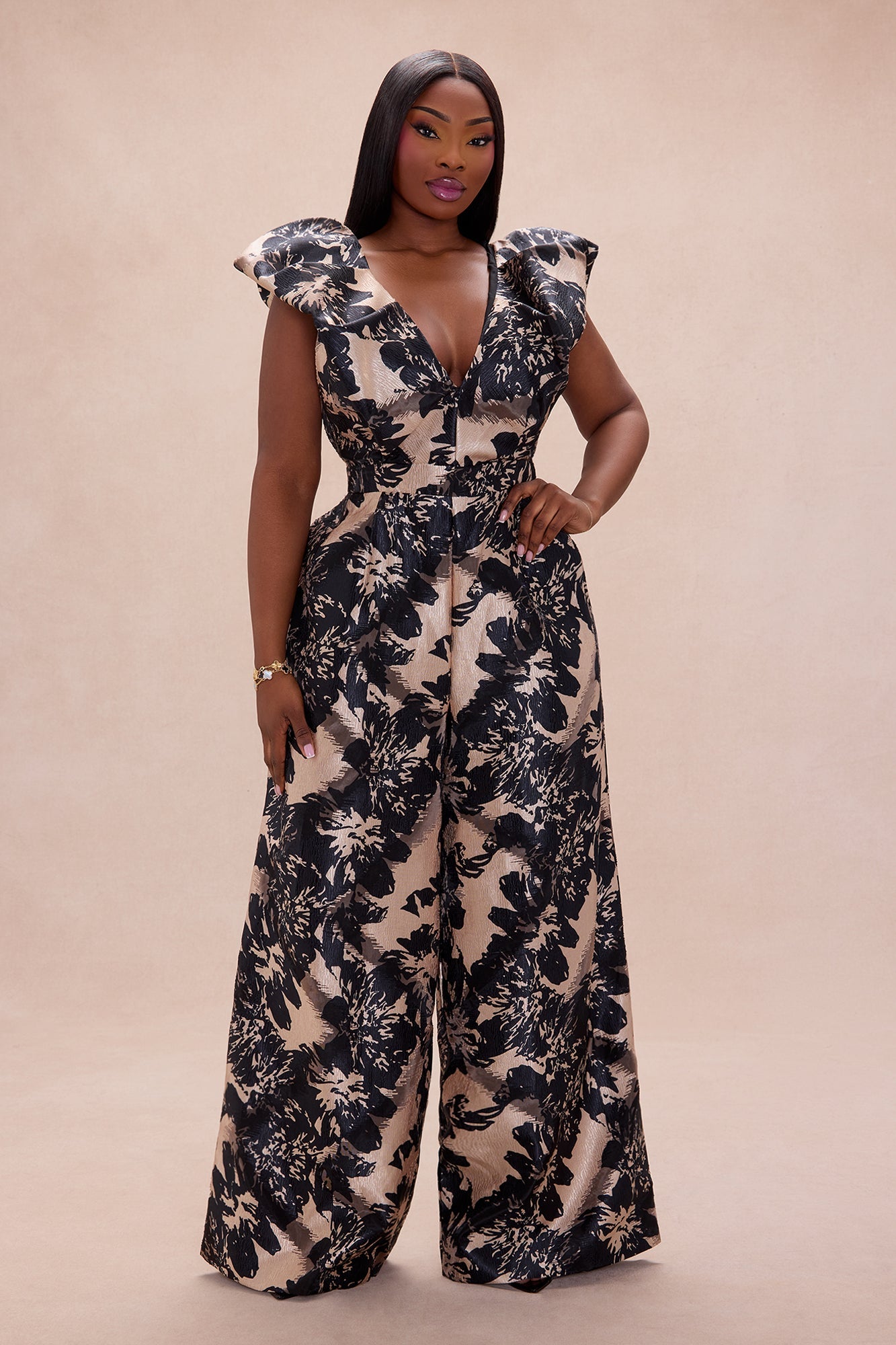 Karmina Jumpsuit - Black/combo