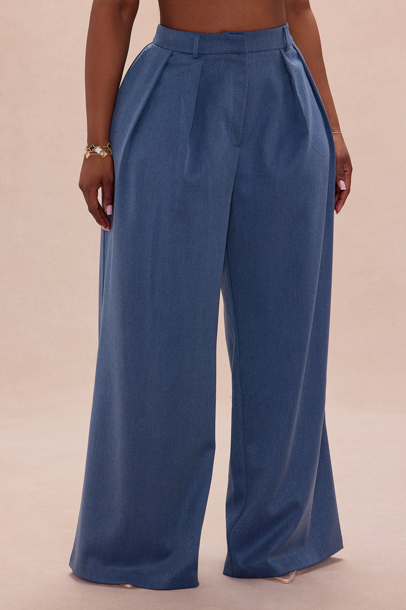 Mila Wide Leg Pant - Denim