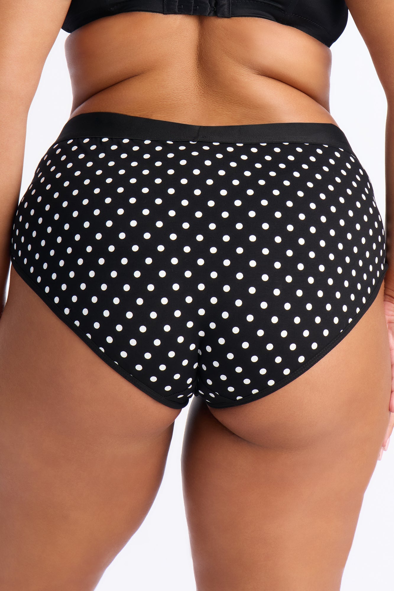 In My Comfort Zone Cotton Mid Rise Hipster - Black/combo