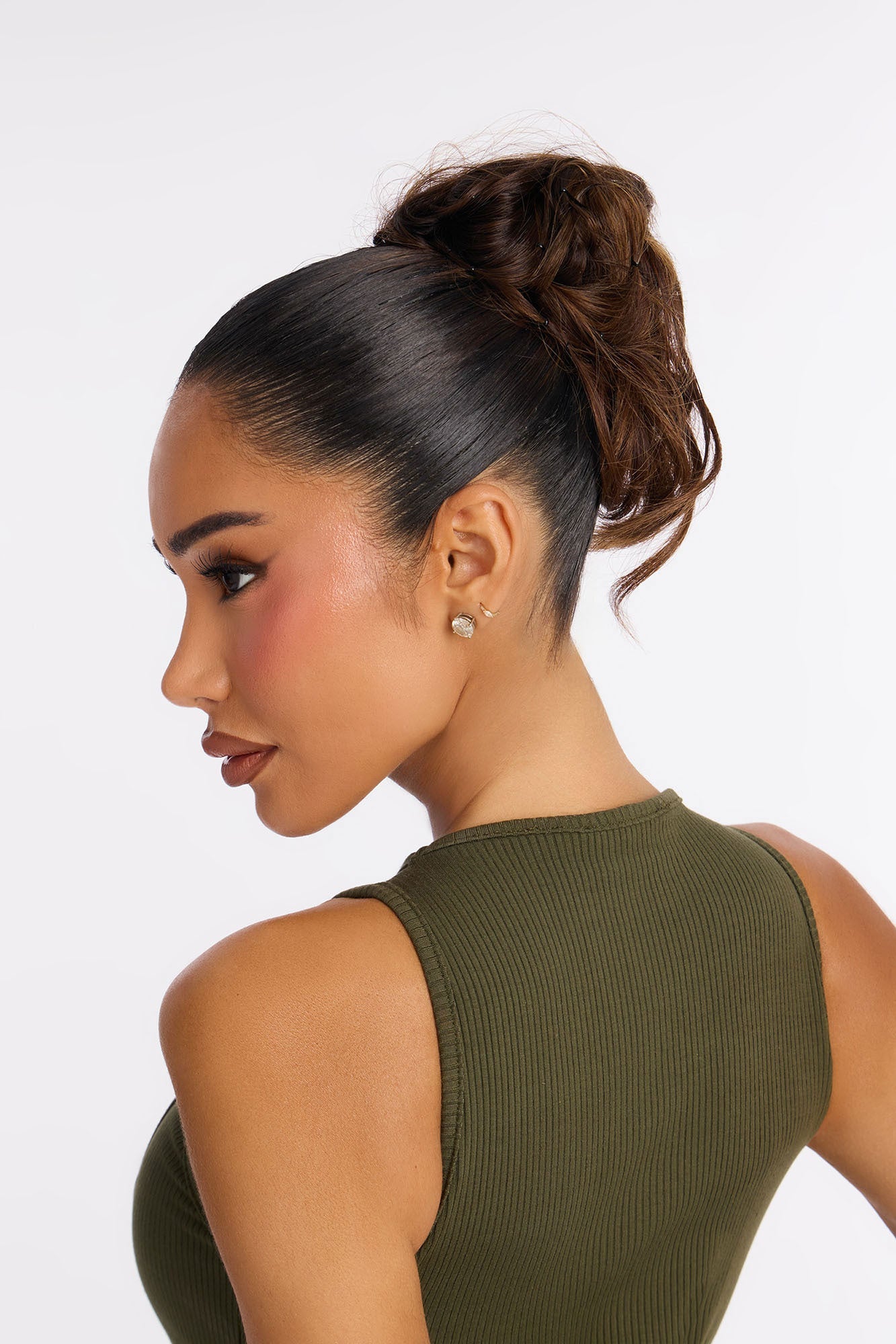 Nina Snatched Pant Set - Olive