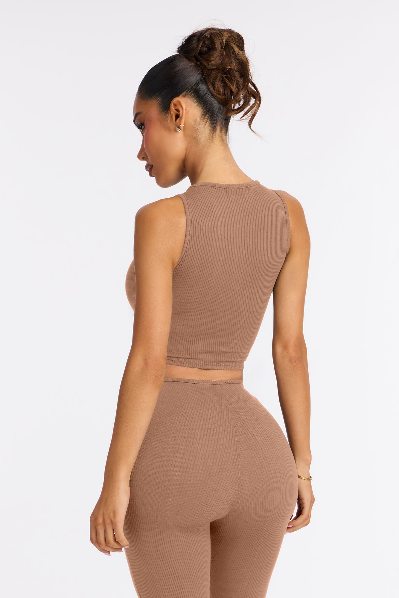 Nina Snatched Pant Set - Nude