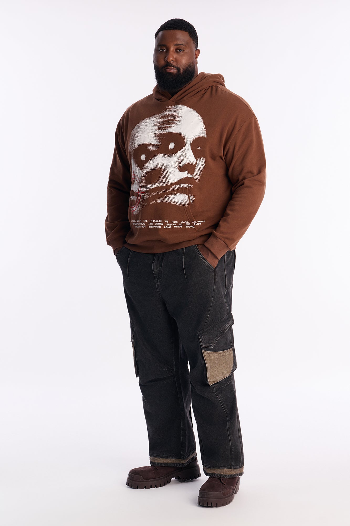 Echoes Hoodie - Brown