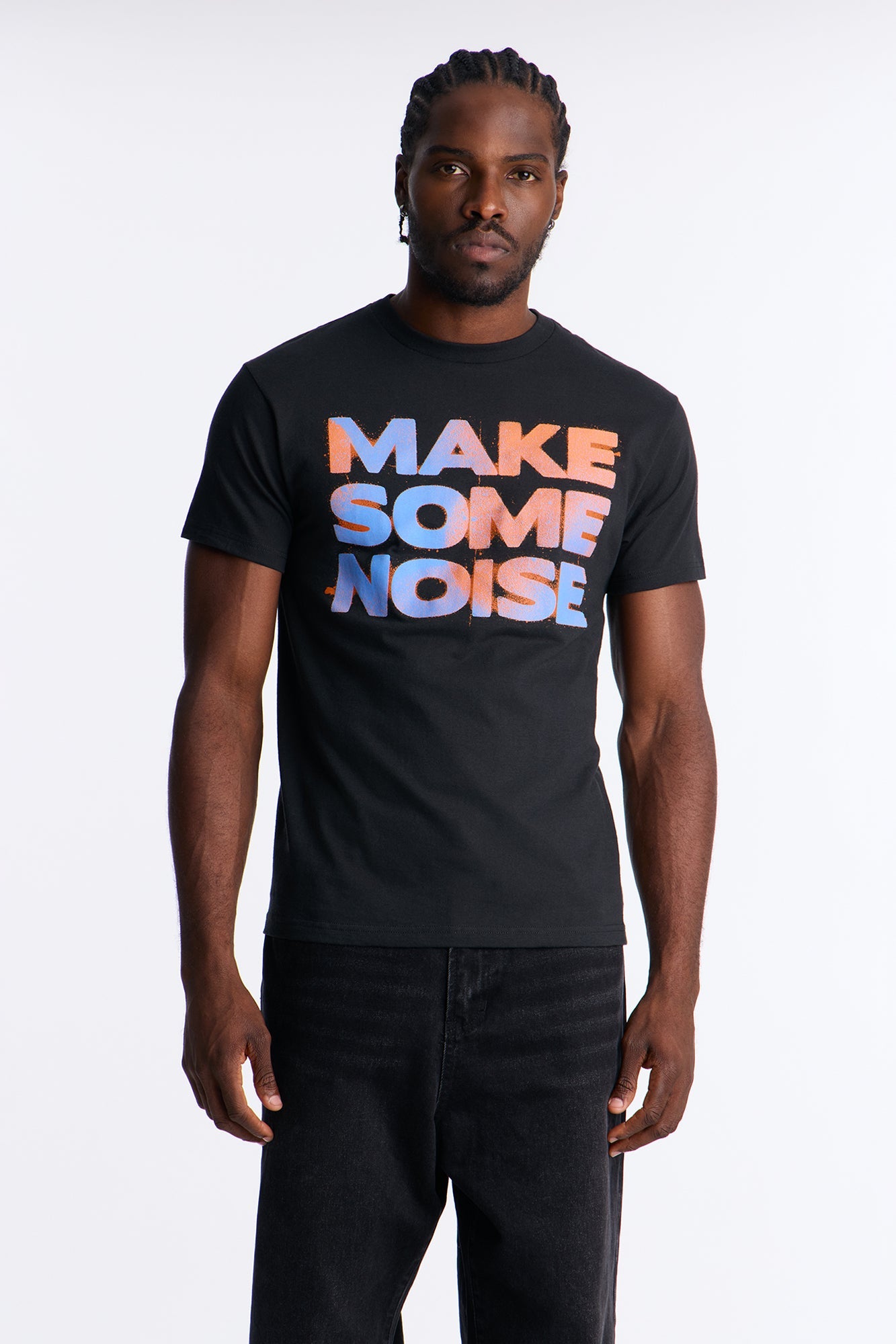 Make Some Short Sleeve Tee - Black Wash