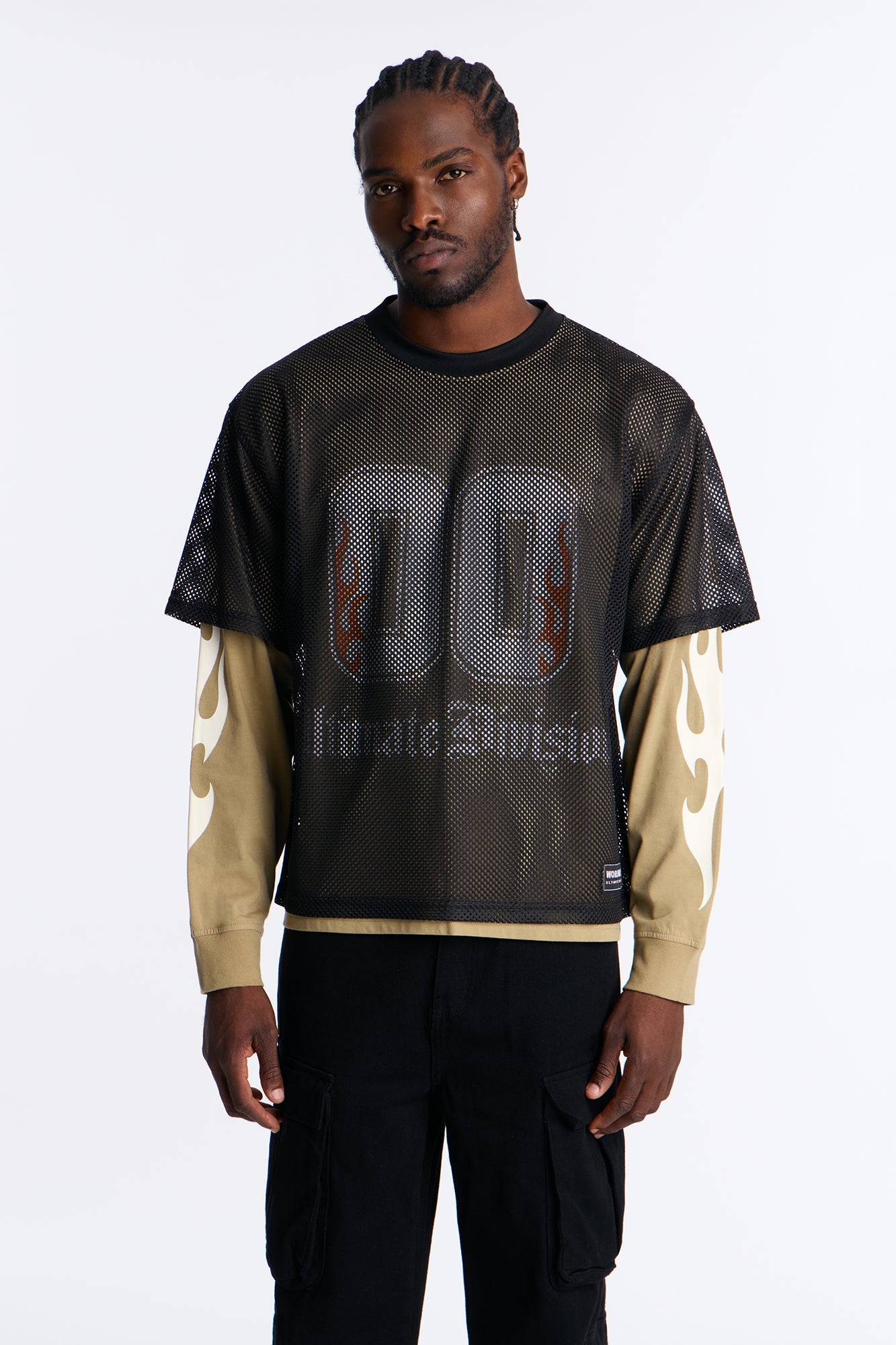 00 Inferno Layered Mesh Jersey - Olive