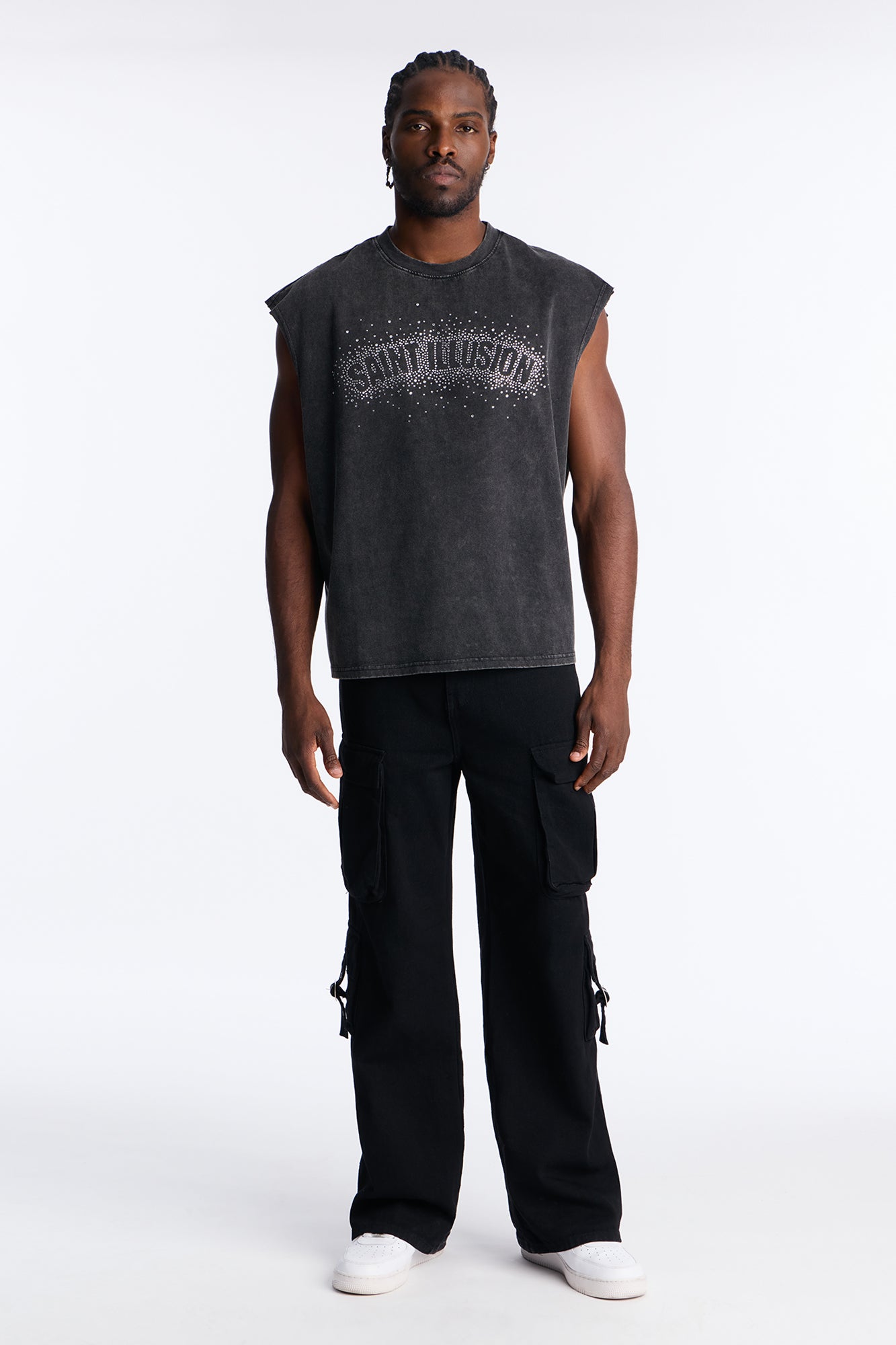 Saint Illusion Muscle Tee - Black