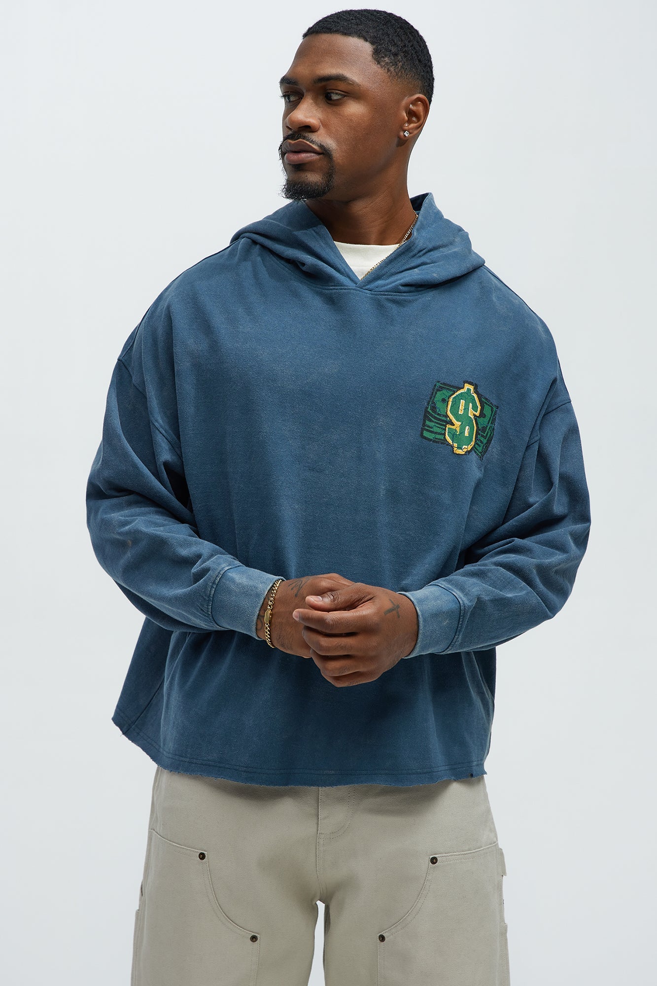 Cash Is King Hoodie - Blue