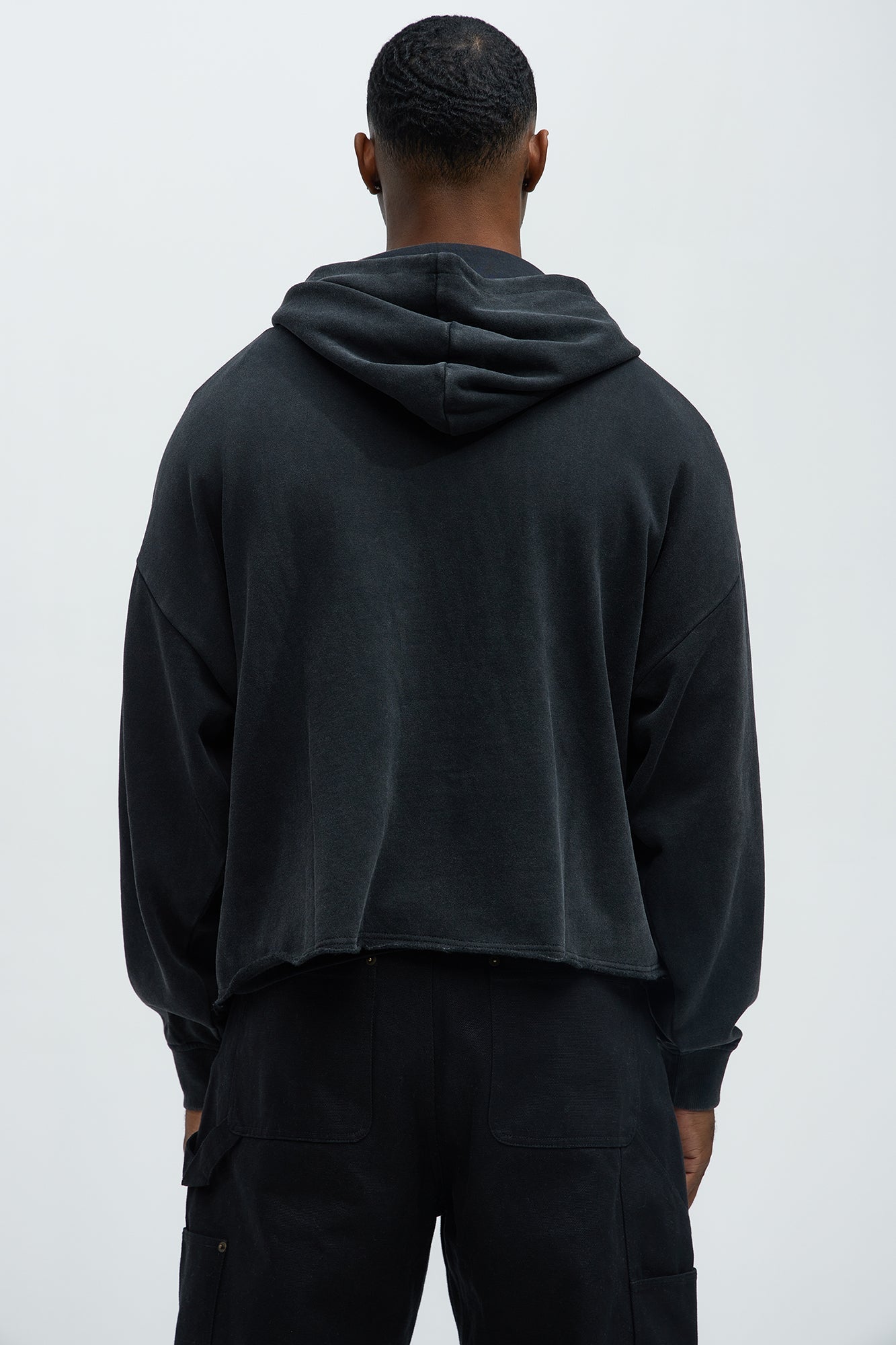 Tyson Curated Oversized Hoodie - Black Wash