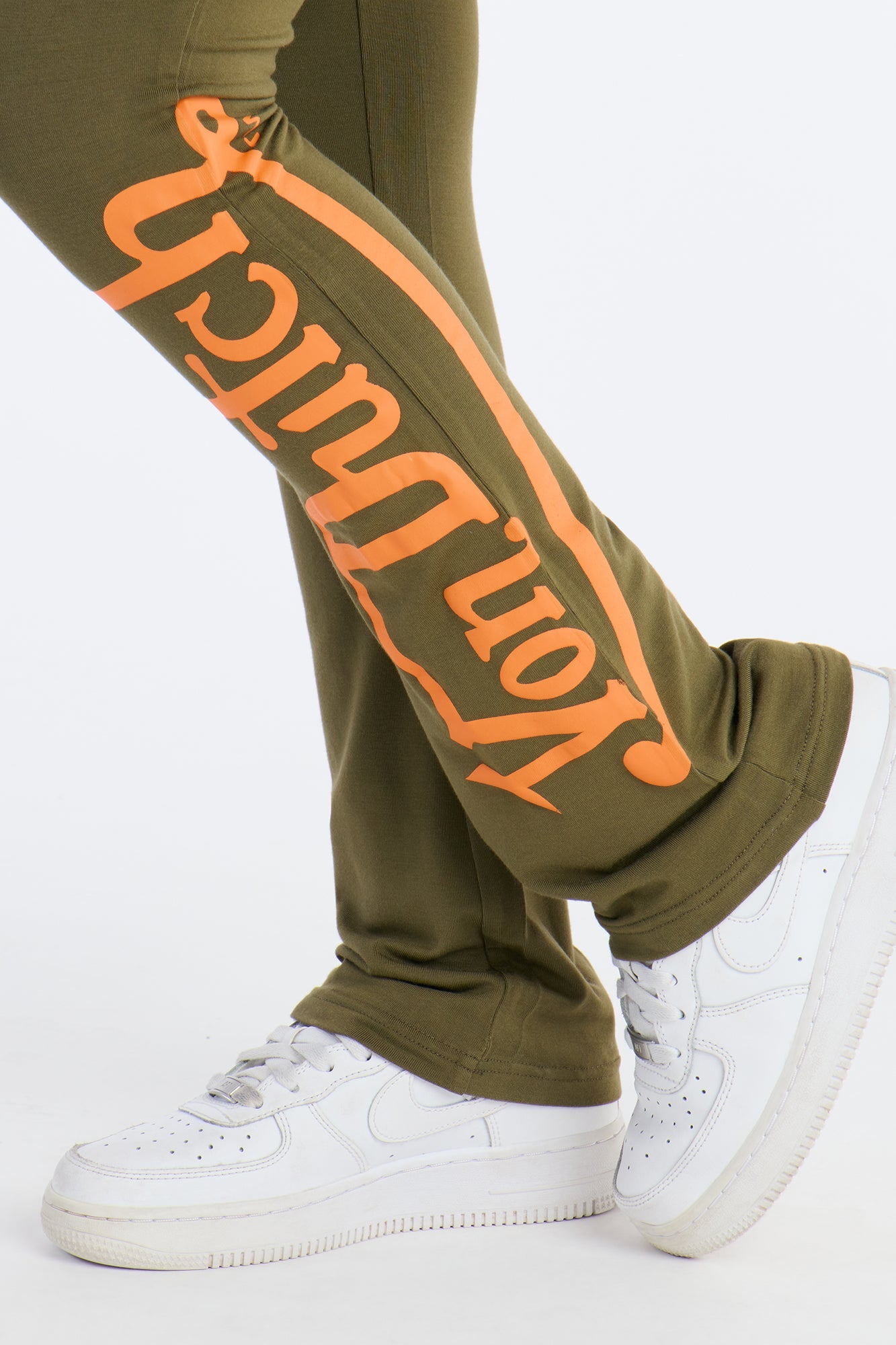 Mini Von Dutch Babe Flare Leg Jumpsuit - Olive