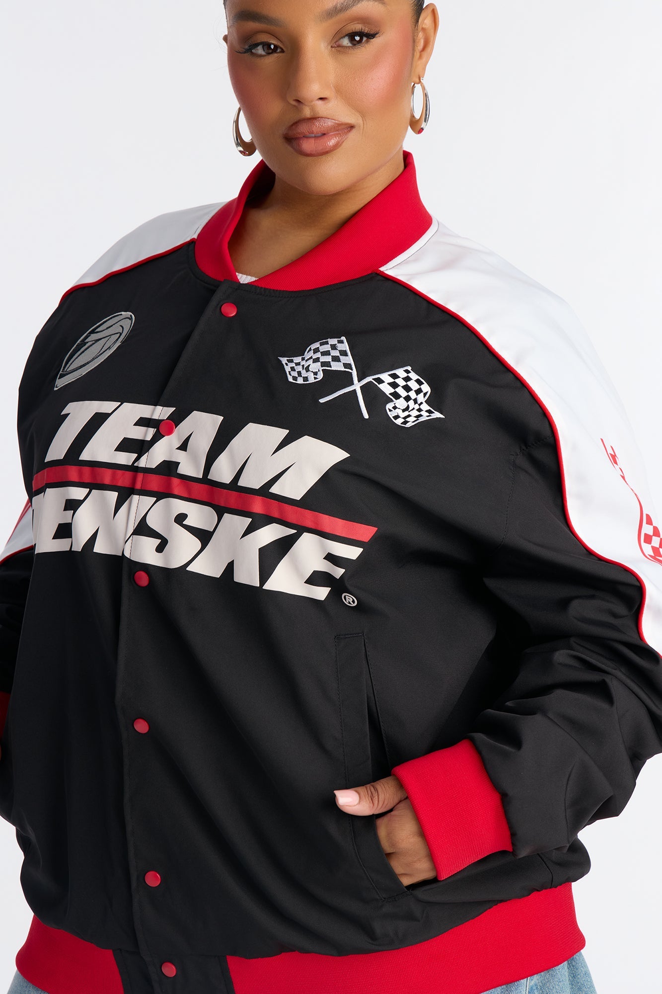 Indy Car Team Penske Jacket - Black/Red