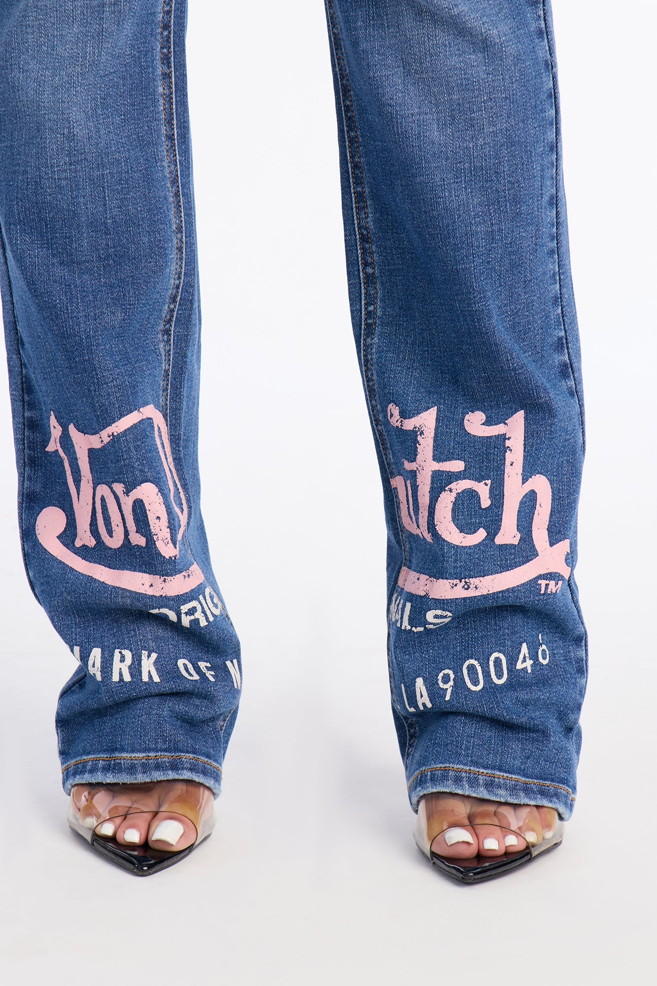 Von Dutch Defy The Ordinary Low Rise Bootcut Jean - Medium Wash