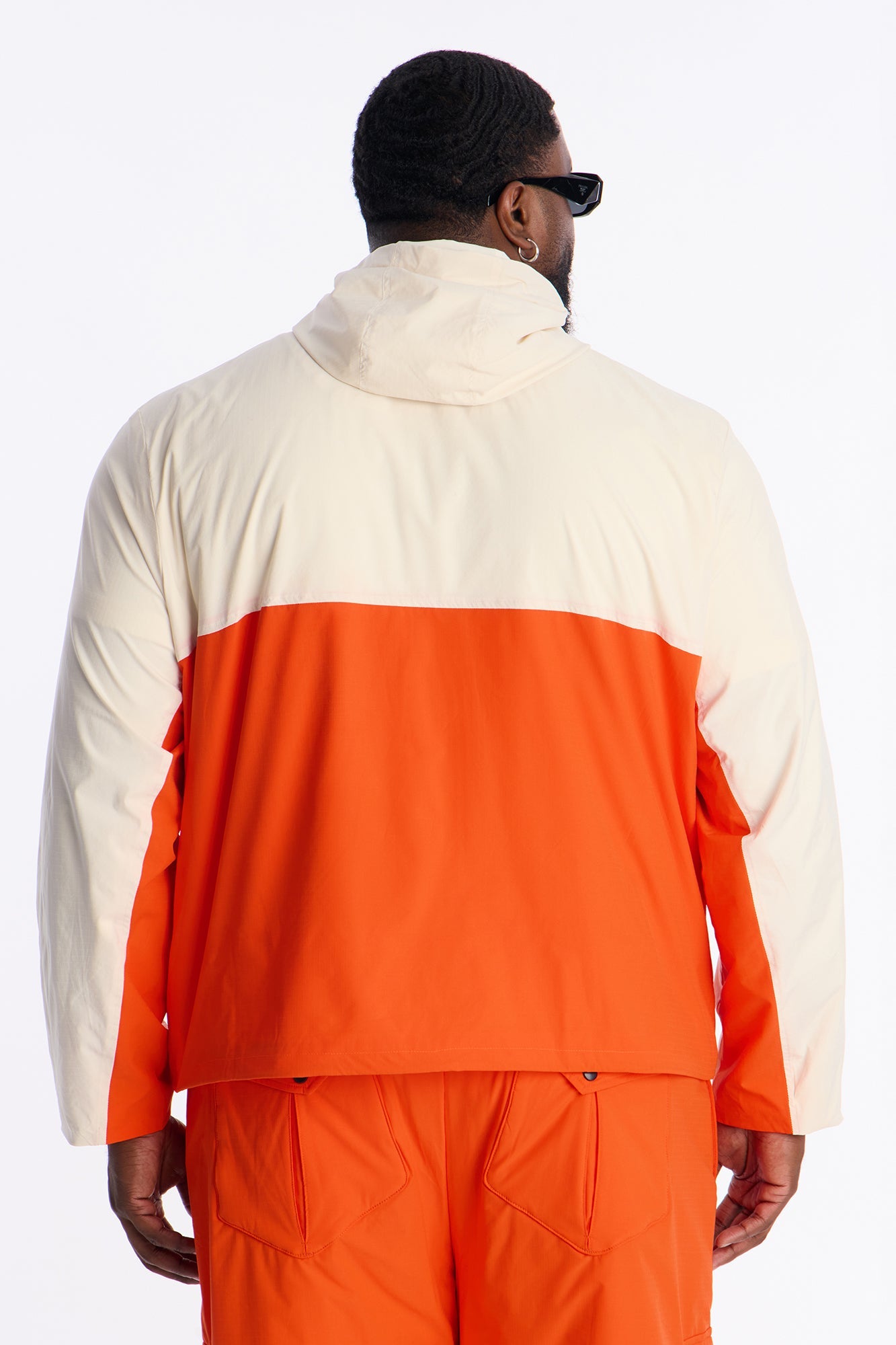 Relaxed Hooded Lorimer Spirit Tech Jacket - Off White