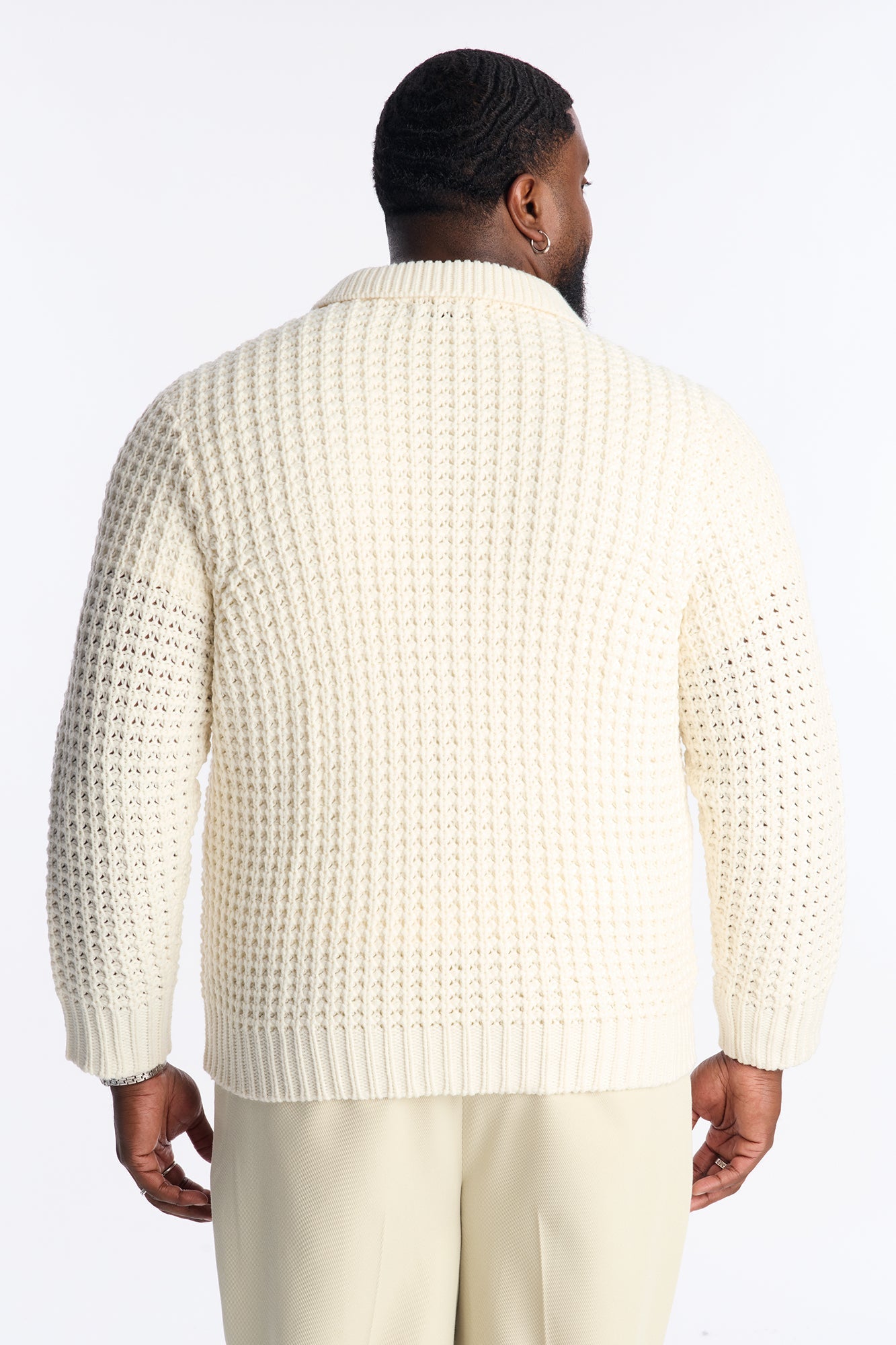 Chunky Sweater Polo - Off White