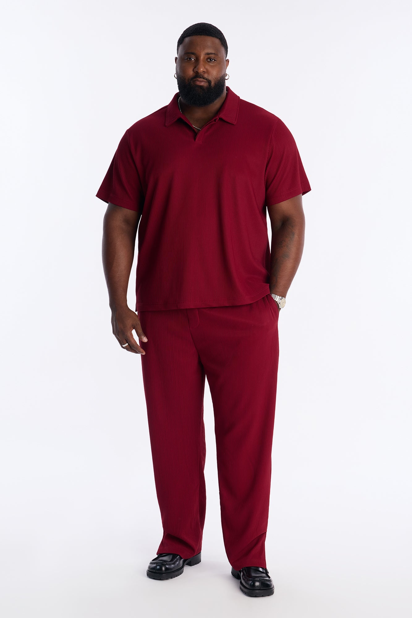 Show Up Polo Shirt - Burgundy