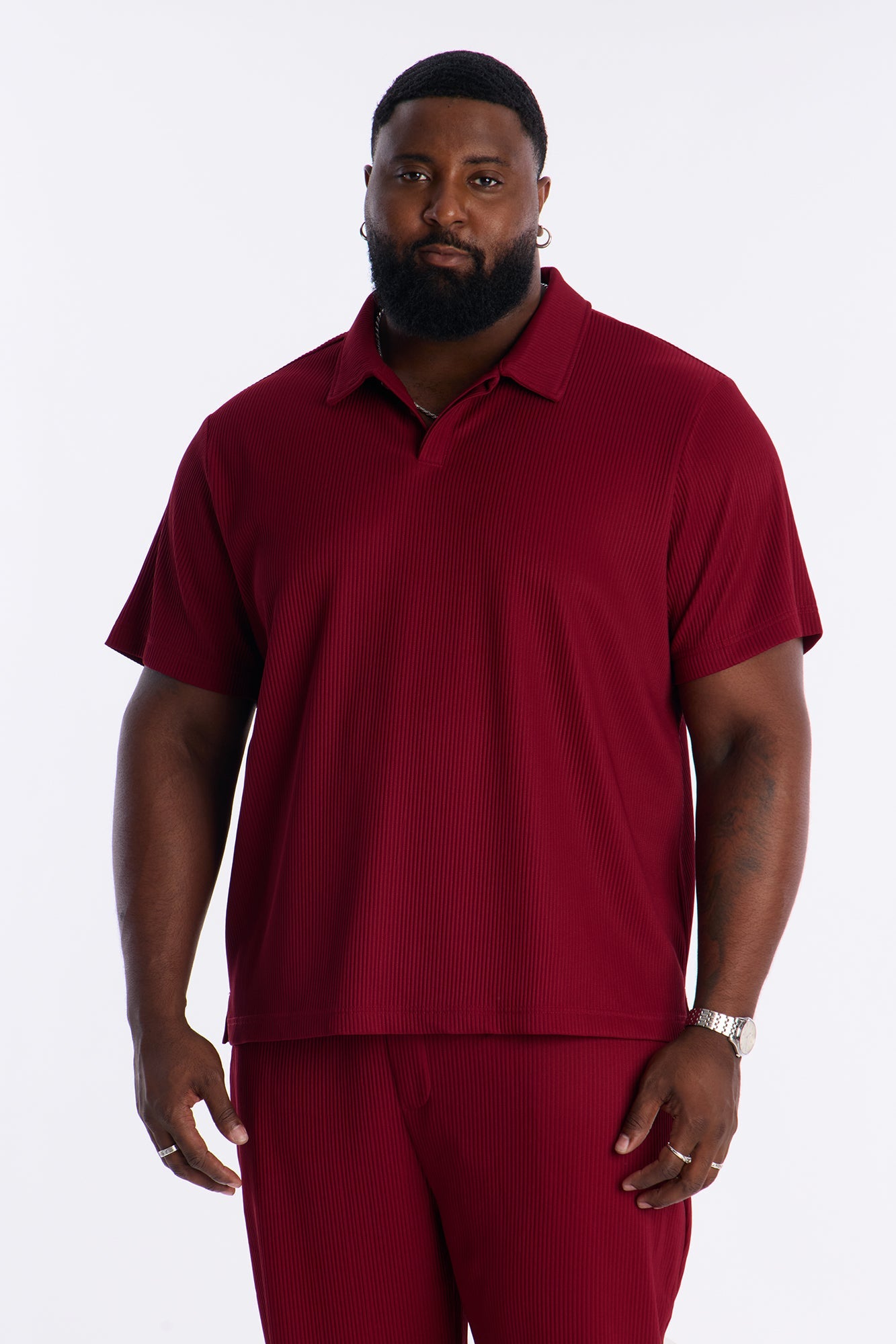 Show Up Polo Shirt - Burgundy