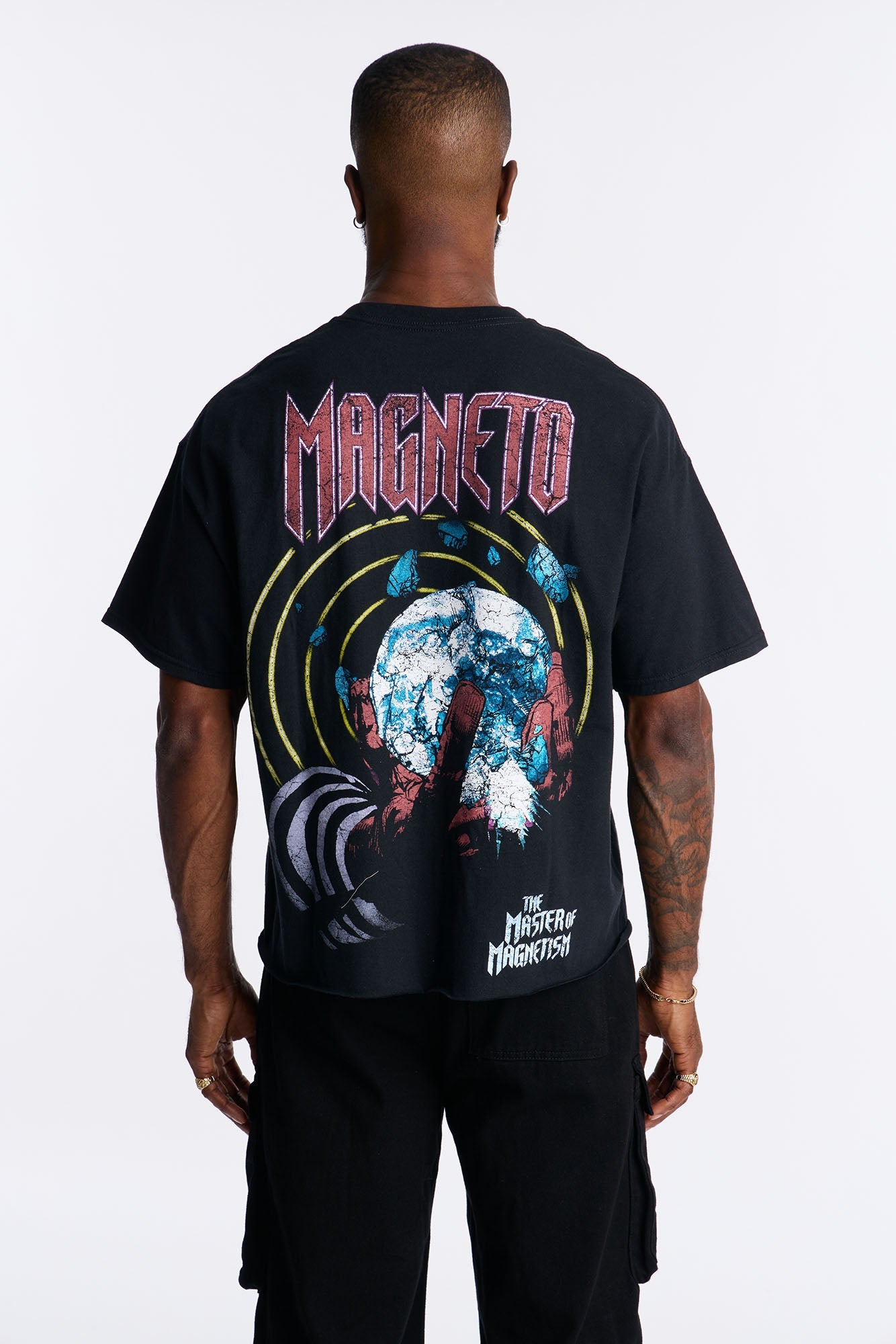 Marvel Magneto Master Of Magnetism Short Sleeve Tee - Black
