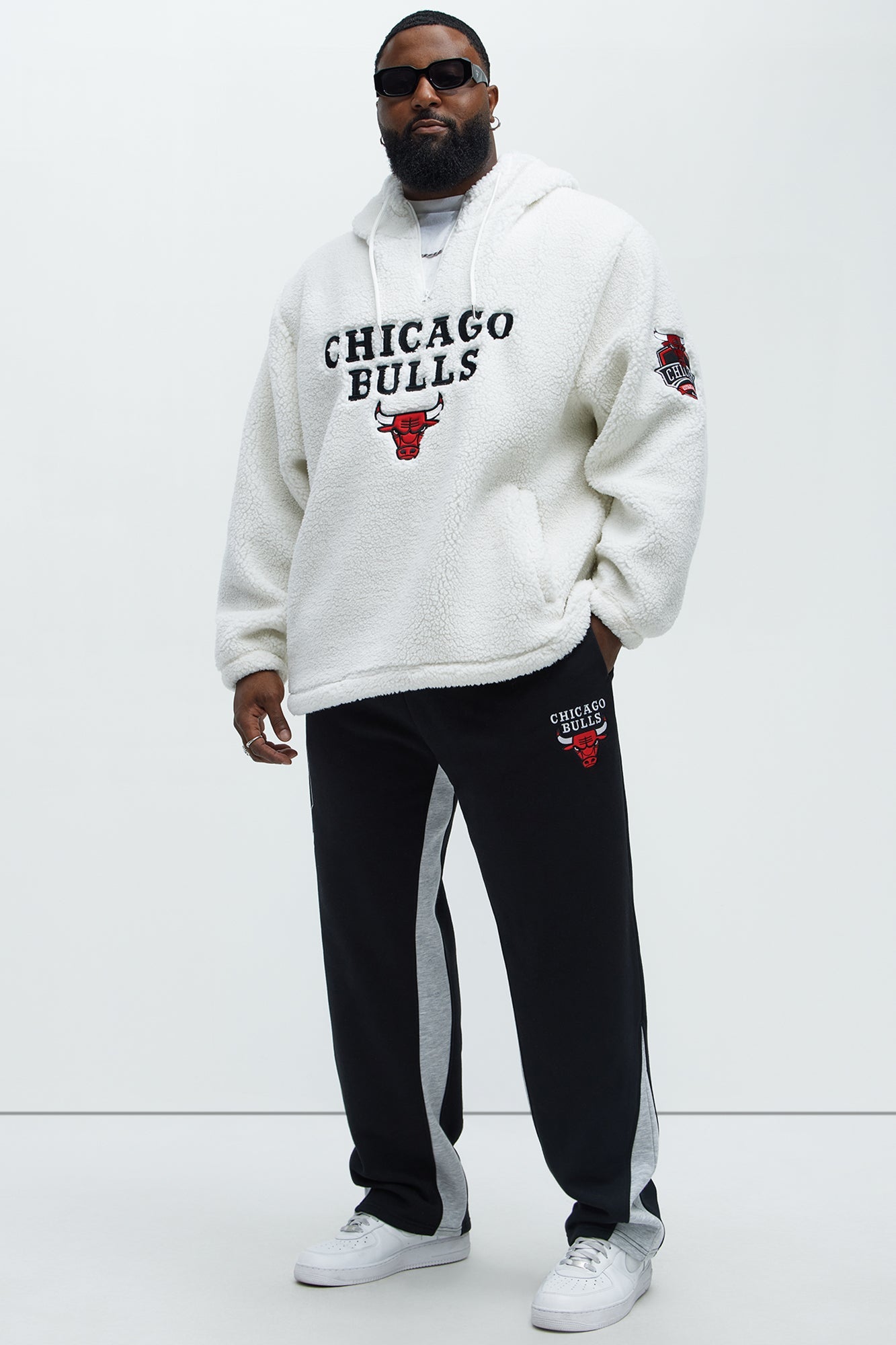 Bulls Backboard Skinny Flare Sweatpants - Red/Black