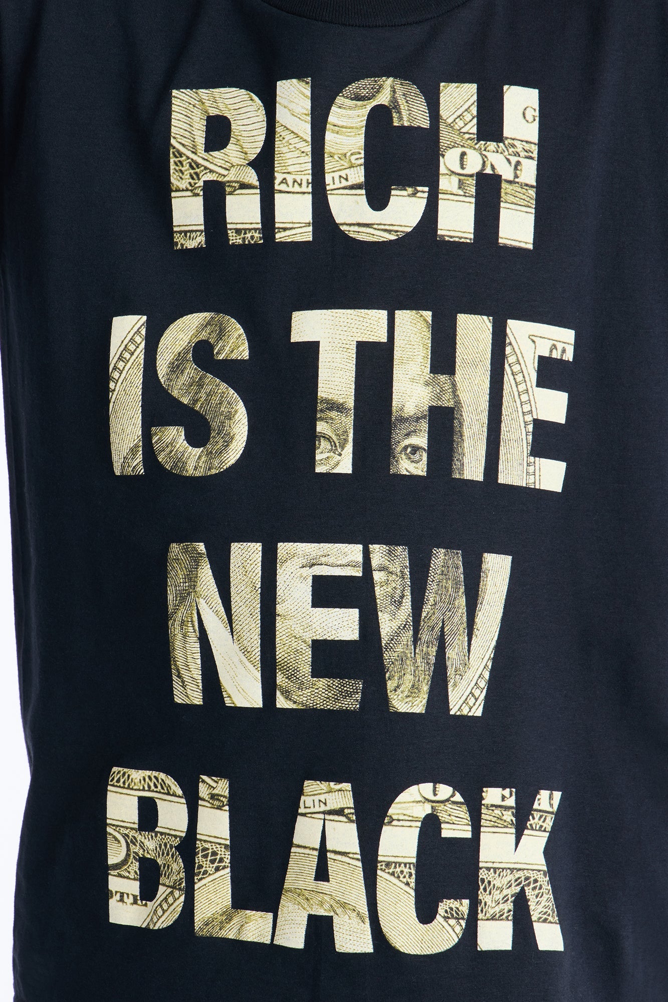 Mini Rich is The New Black Oversize Tee - Black