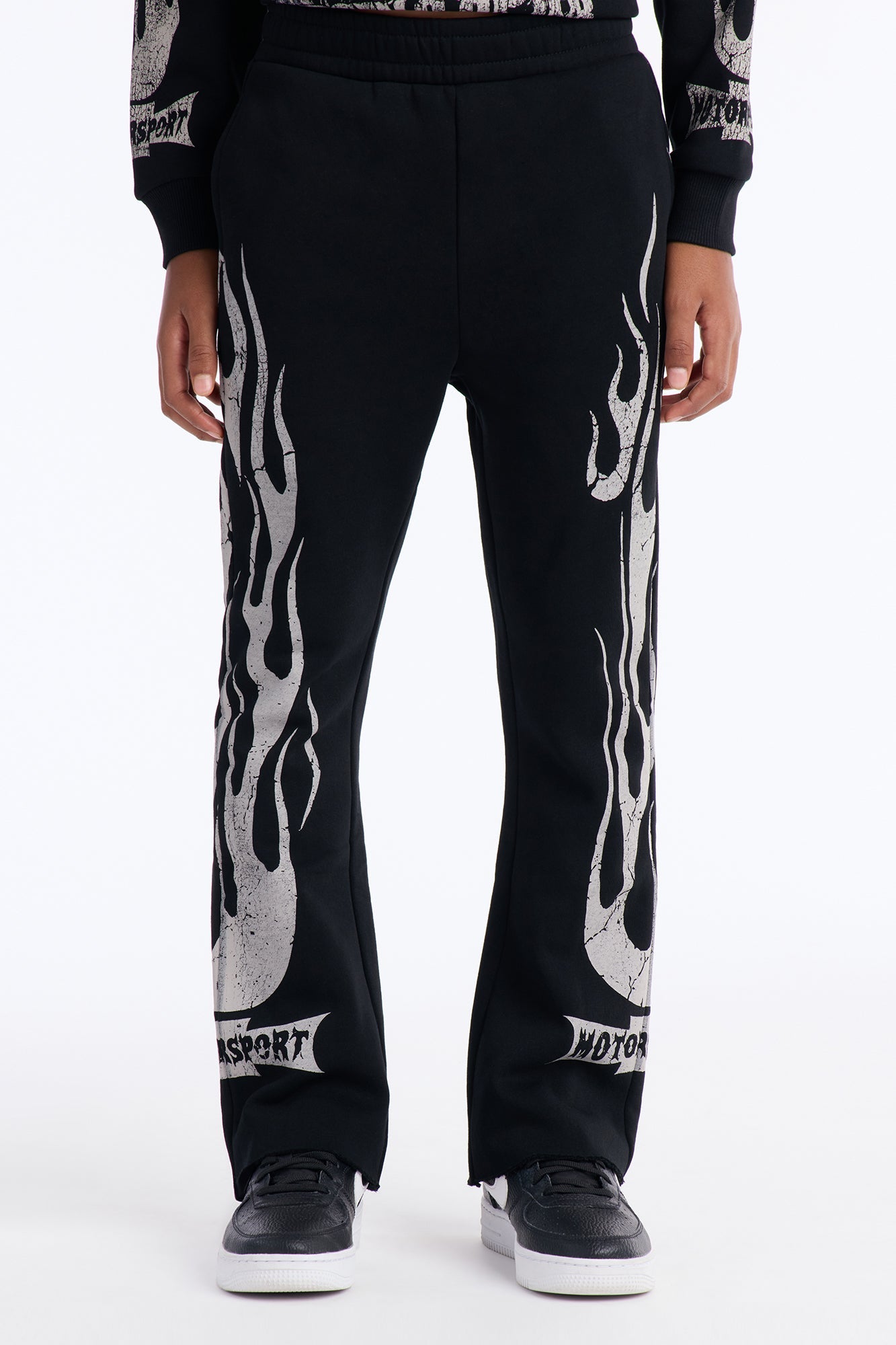 Mini Speedway Studio Raw Sweatpants - Black
