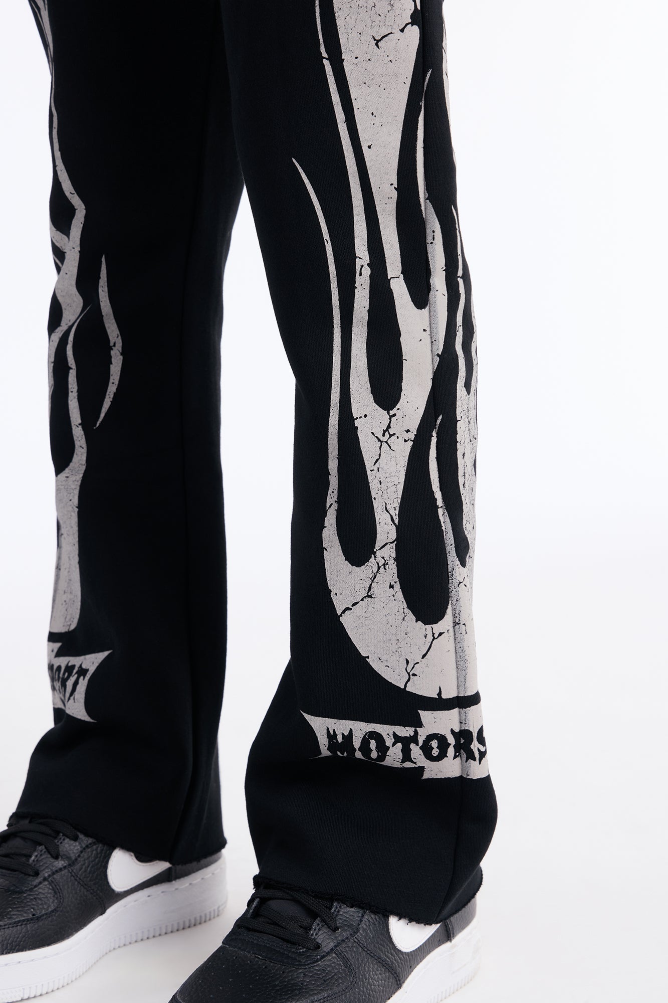 Mini Speedway Studio Raw Sweatpants - Black