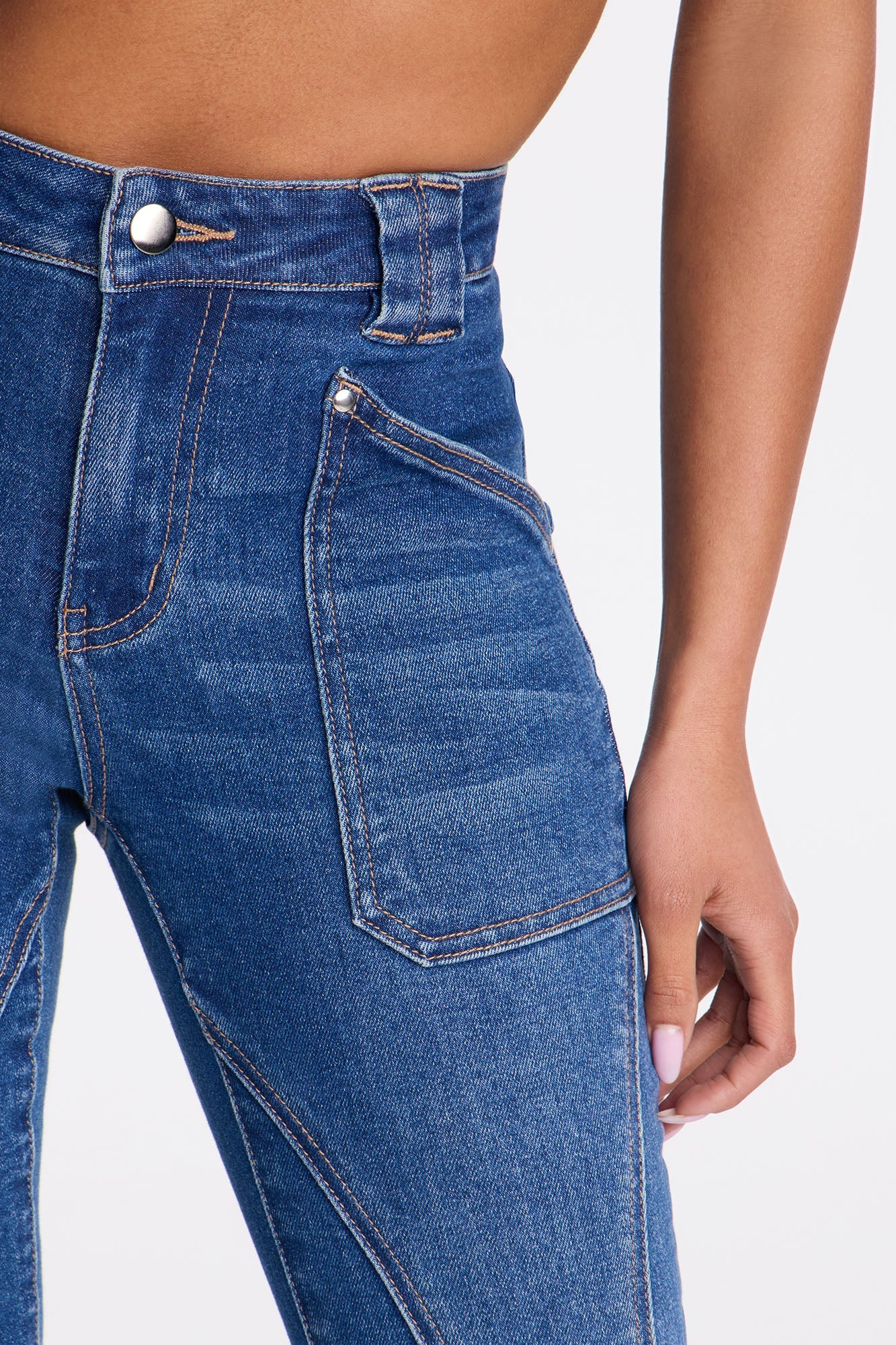 What It Seams Bootcut Jeans - Dark Wash