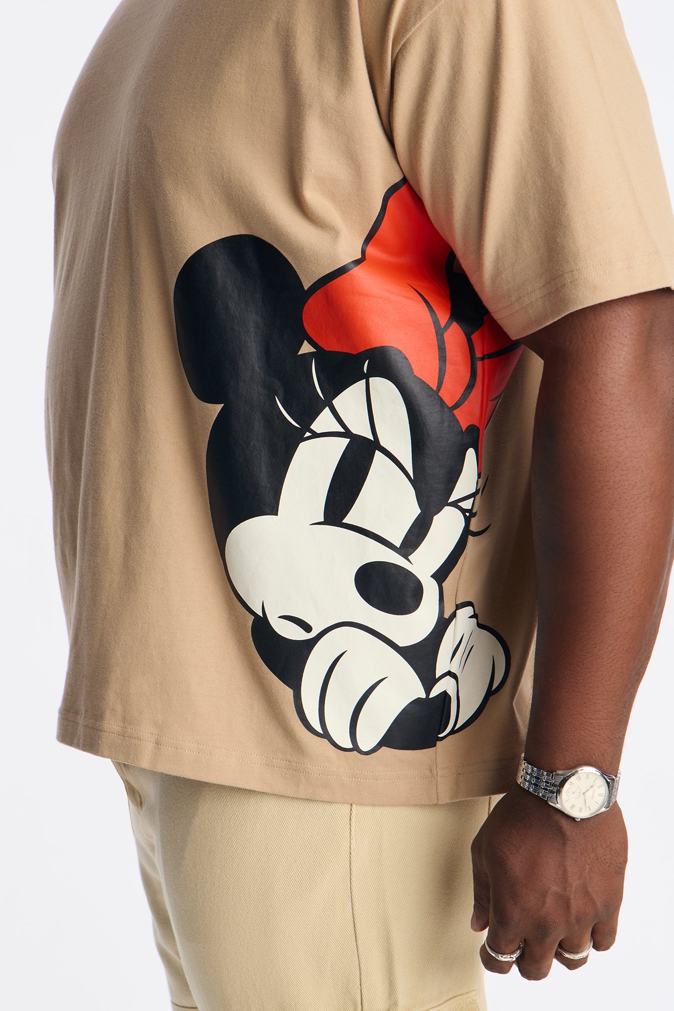 Disney Angry Minnie Premium Short Sleeve Tee - Brown