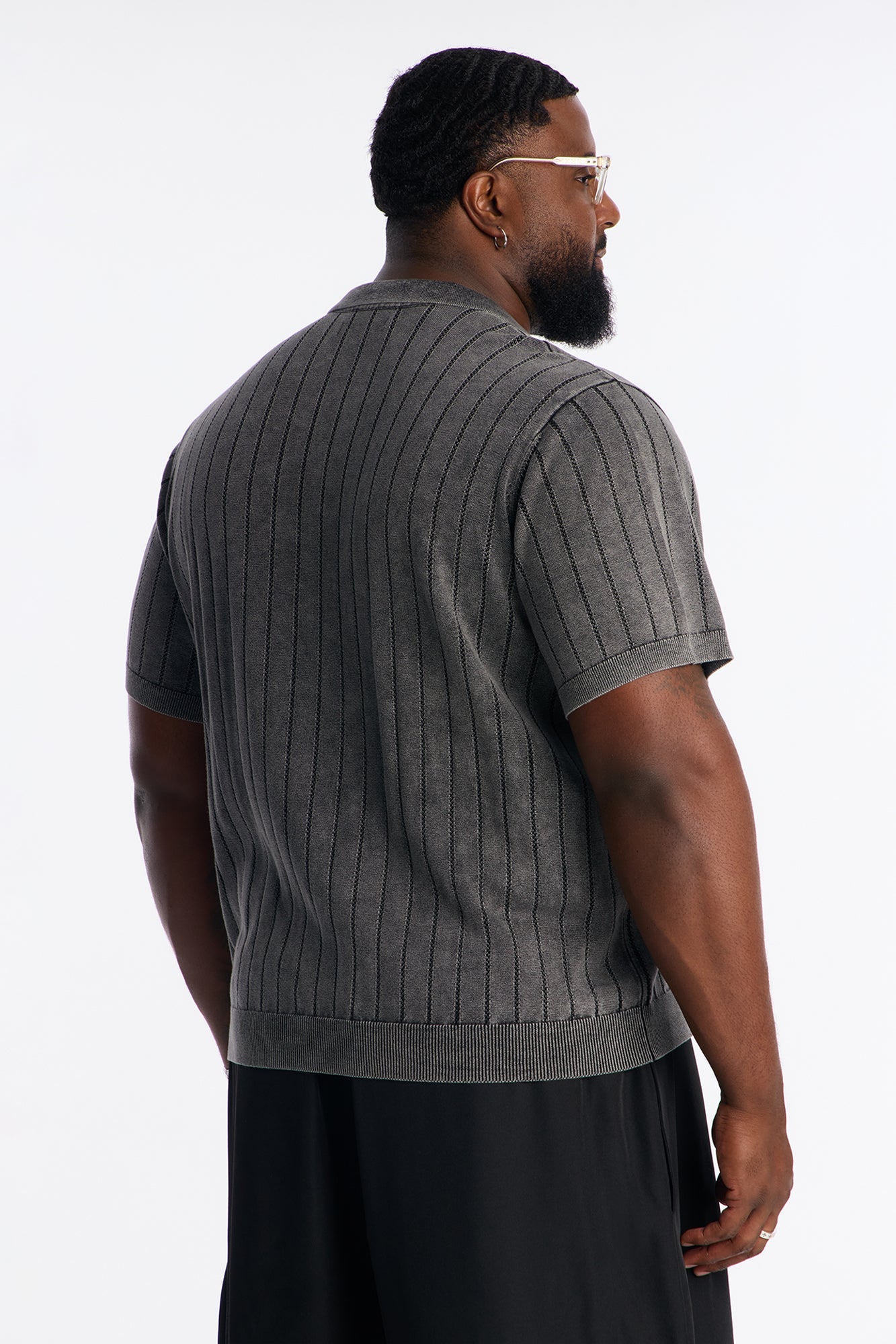 Meru Washed Polo - Black