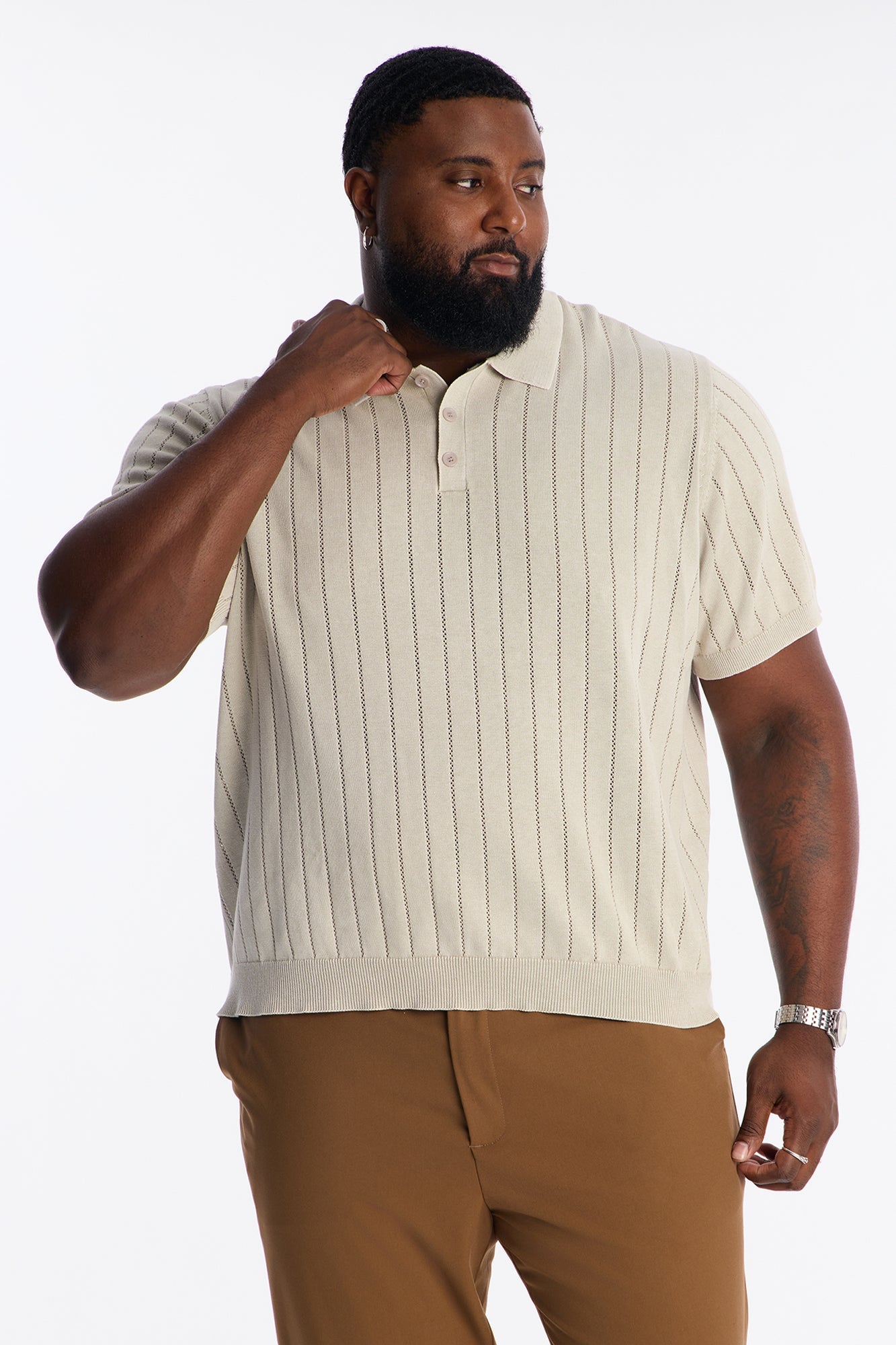 Meru Washed Polo - Tan