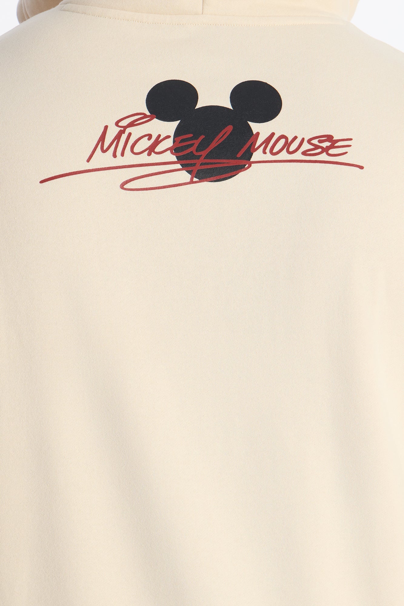 Disney Mickey Patch Hoodie - Natural