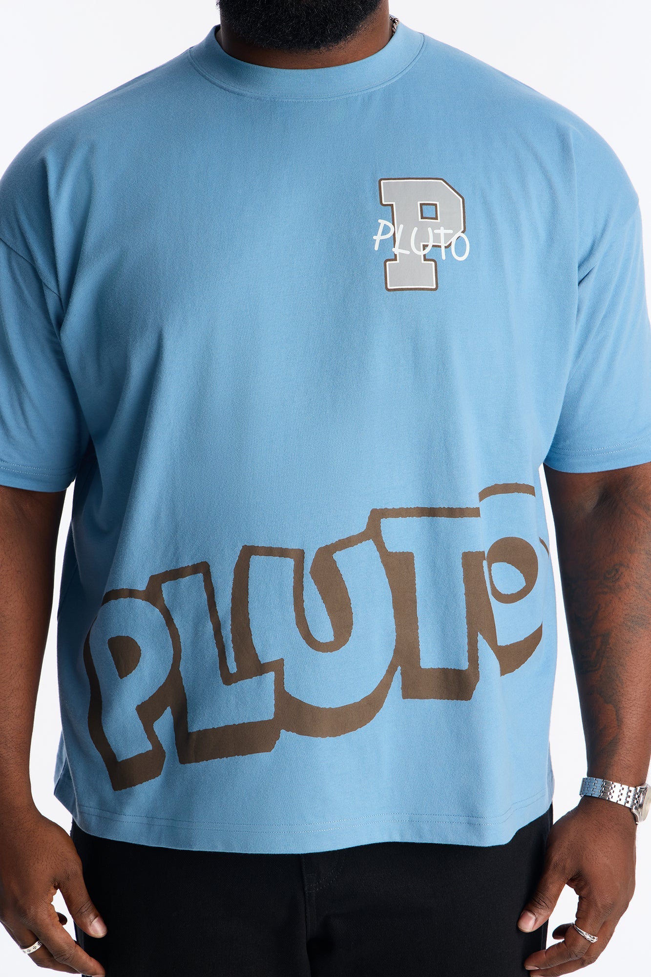Disney Pluto Attitude Premium Short Sleeve Tee - Indigo