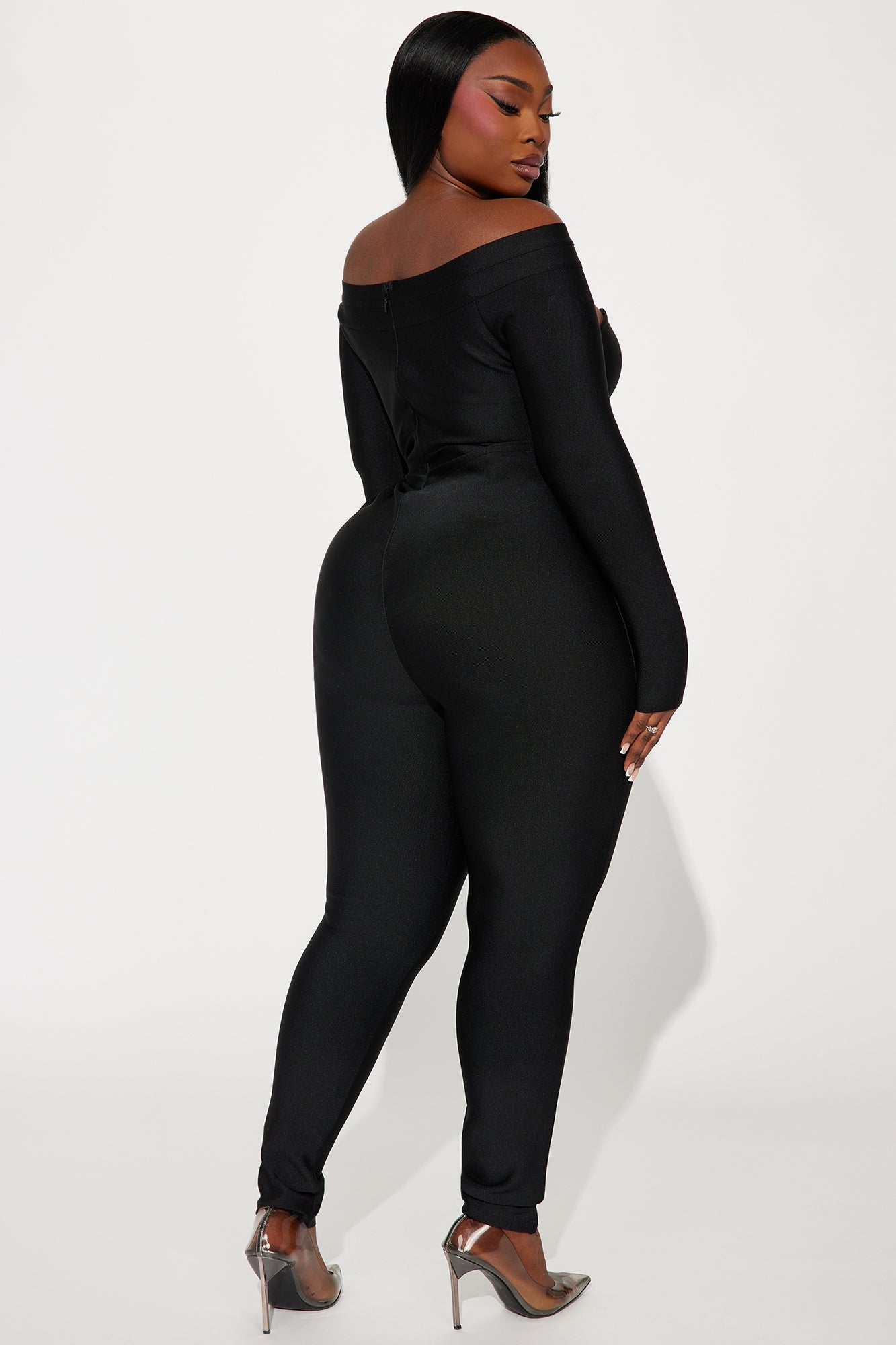 In My Element Bandage Jumpsuit - Black