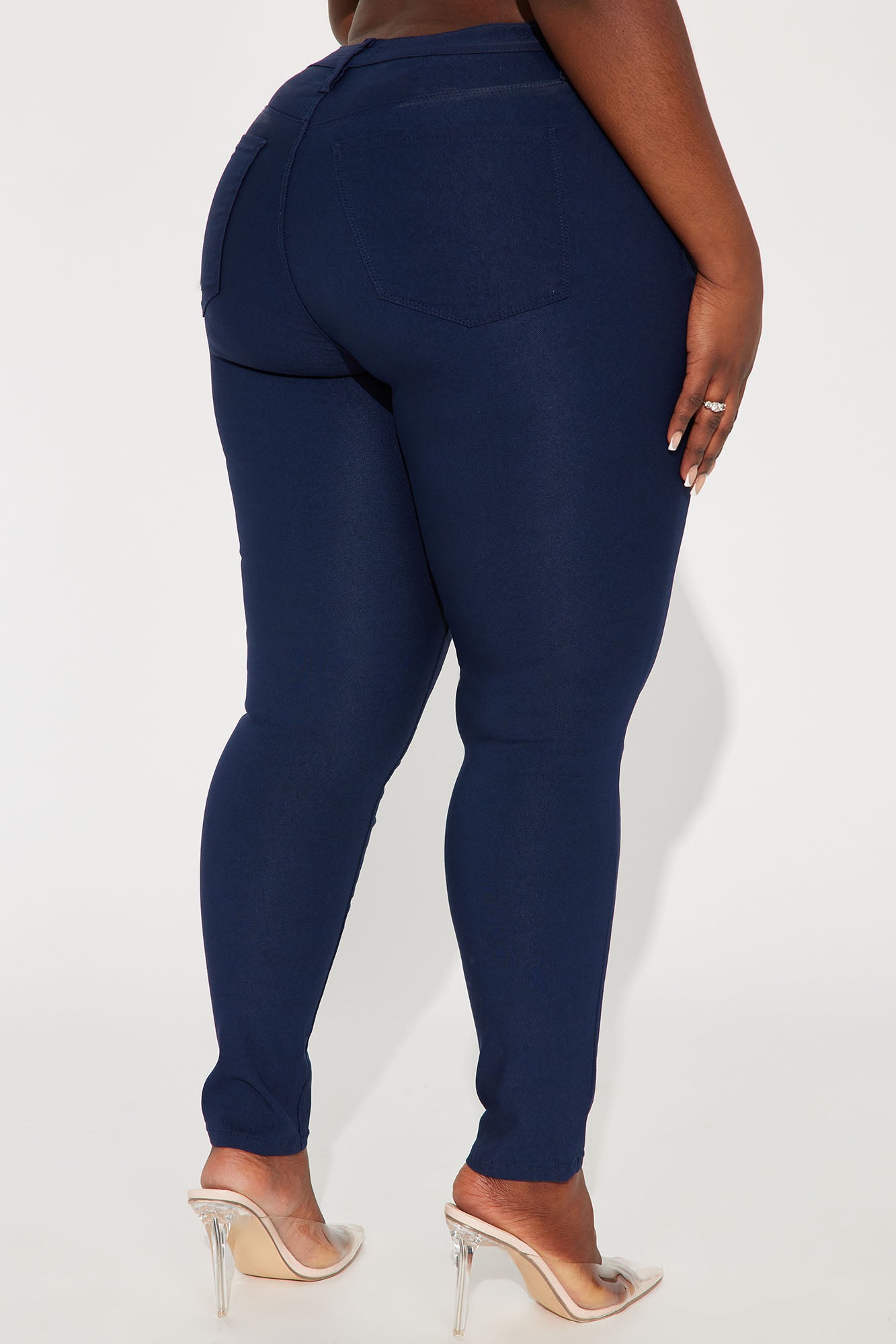 Hyperstretch Skinny Pants - Navy