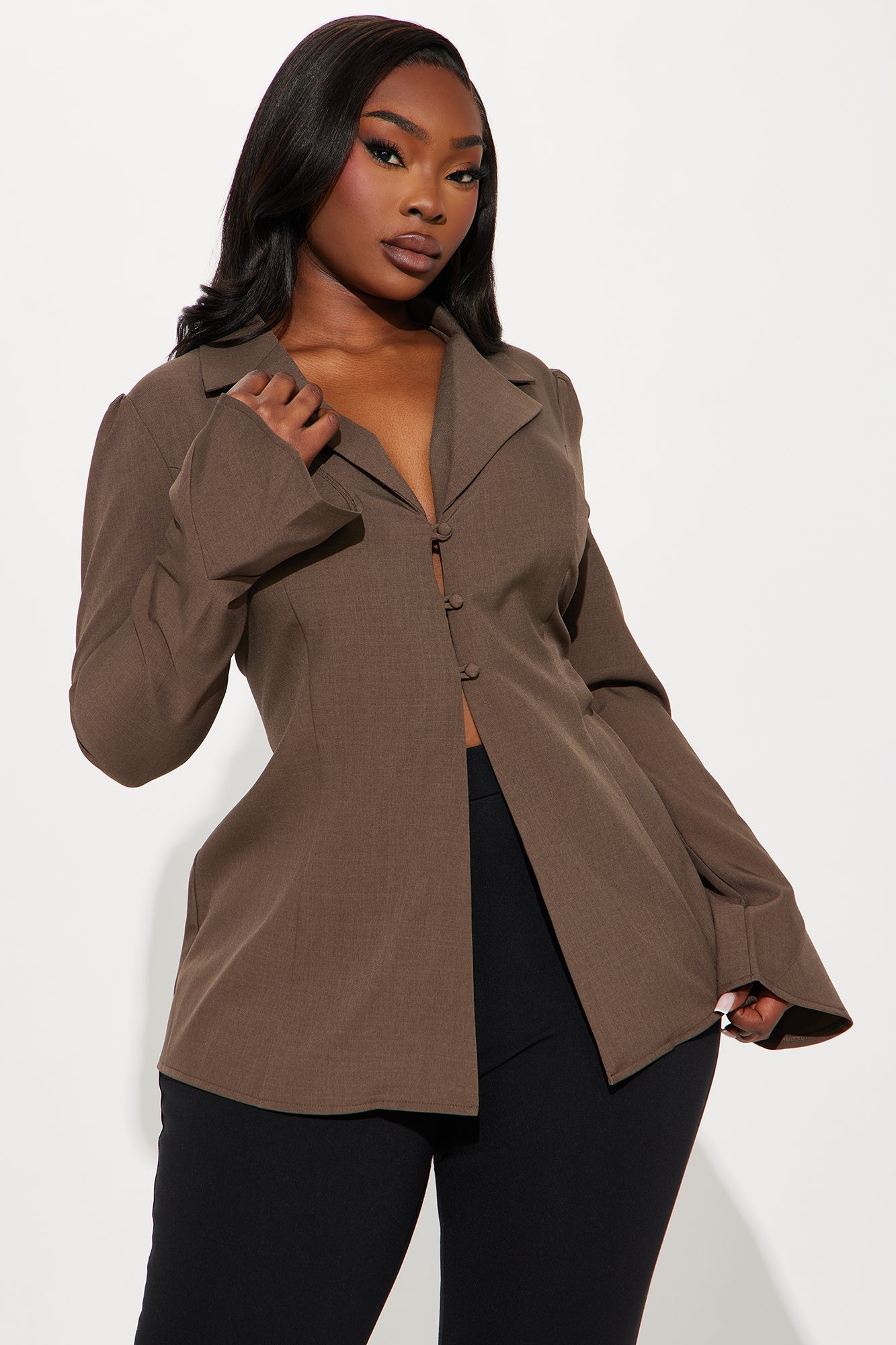 Maryah Shirt - Brown