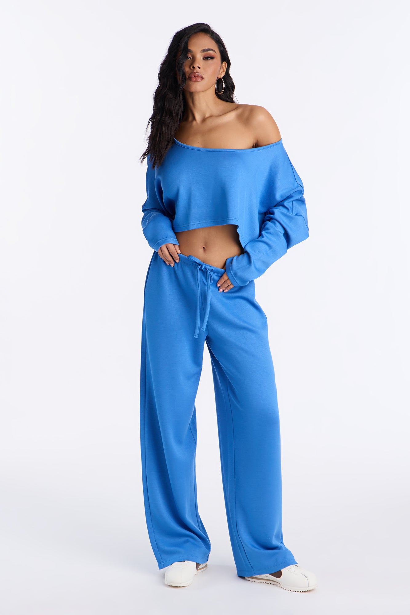 Match My Vibe Modal Lounge Pant - Blue