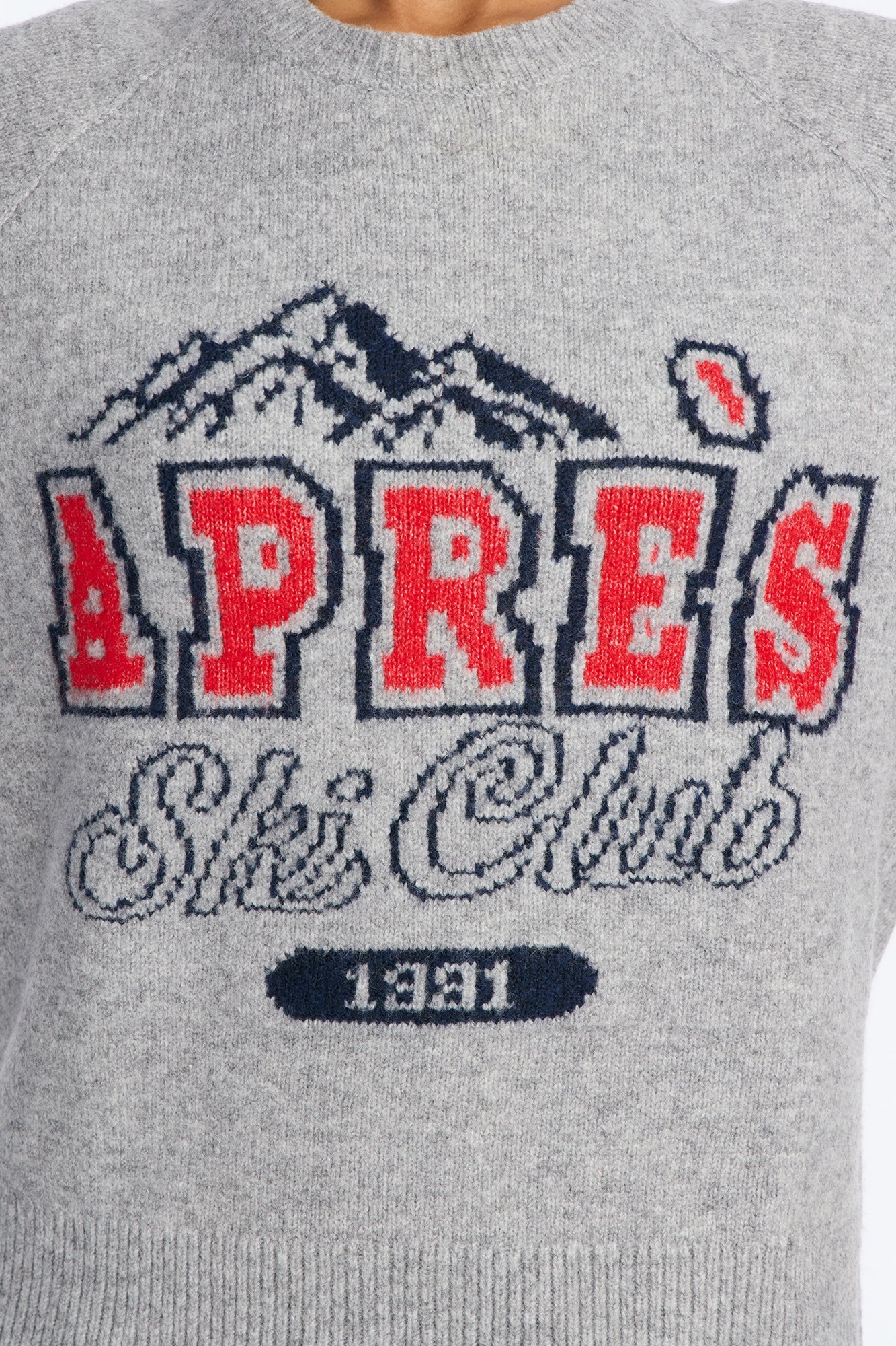 Apres Ski Club Pullover Sweater - Grey/combo