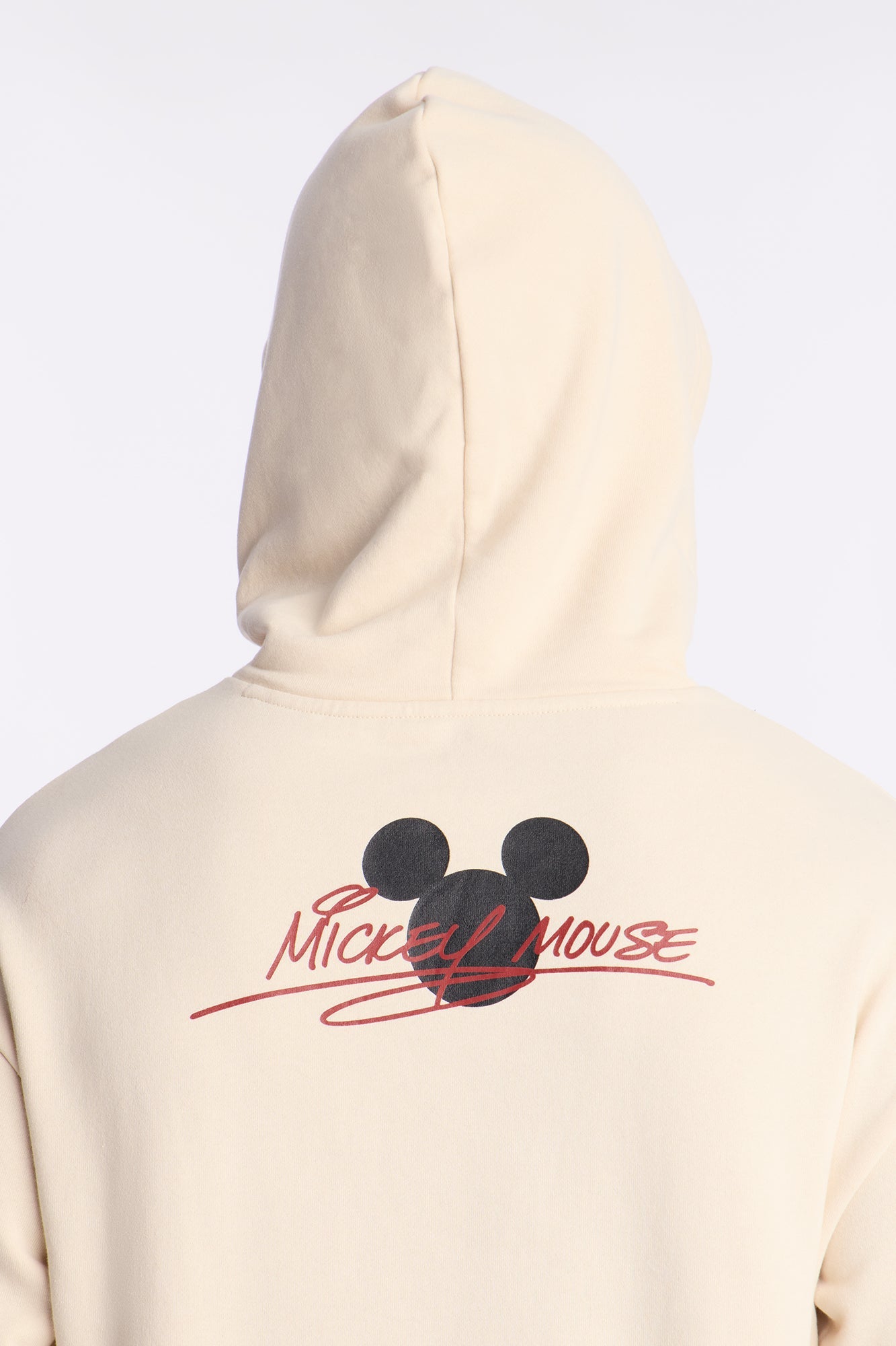 Disney Mickey Patch Hoodie - Natural