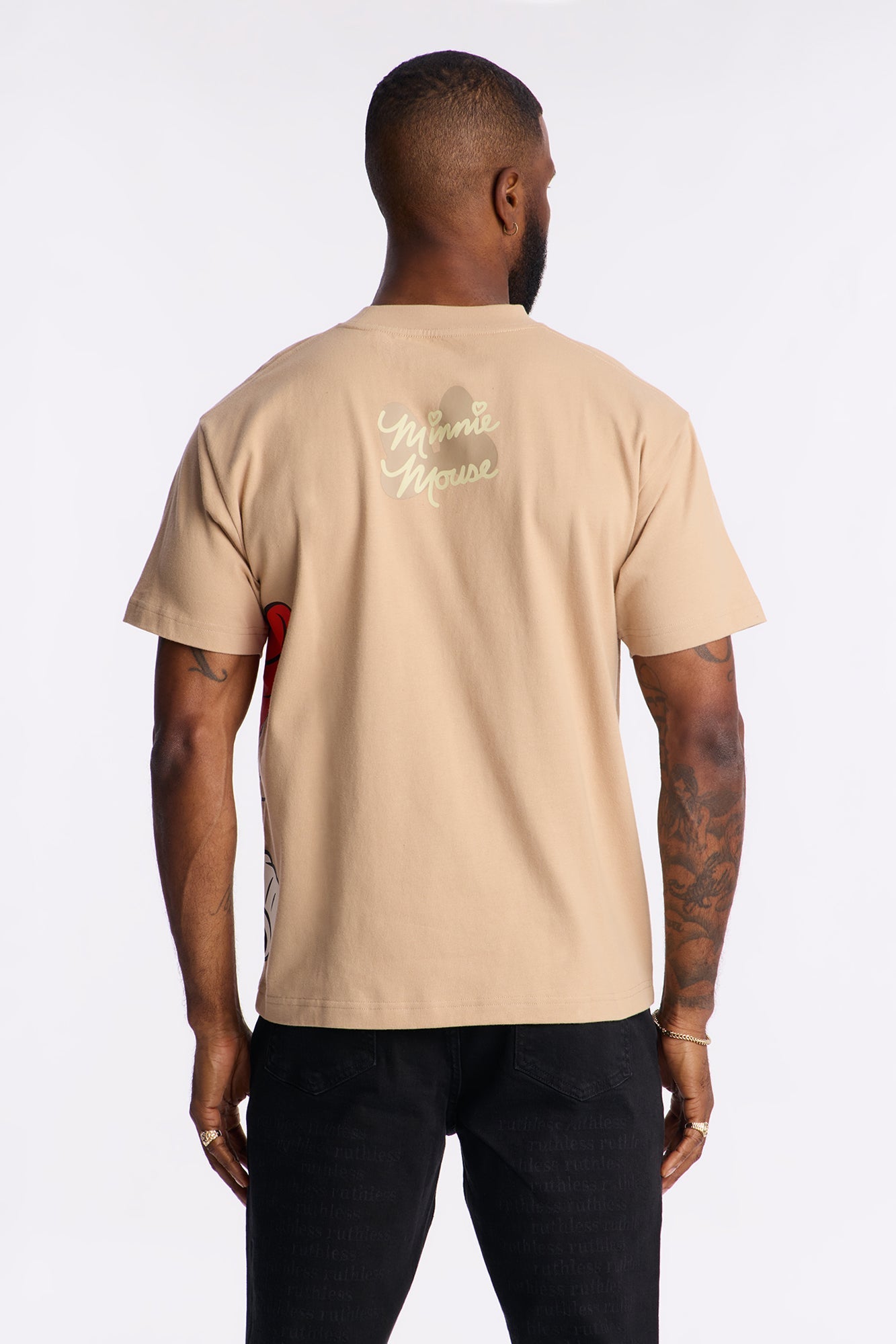 Disney Angry Minnie Premium Short Sleeve Tee - Brown