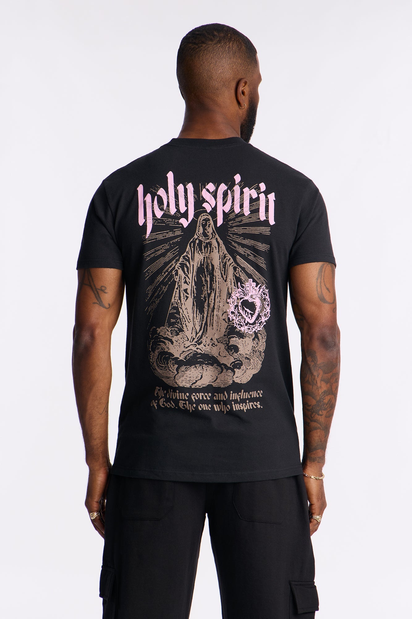 Protected By The Holy Spirit Short Sleeve Tee - Black