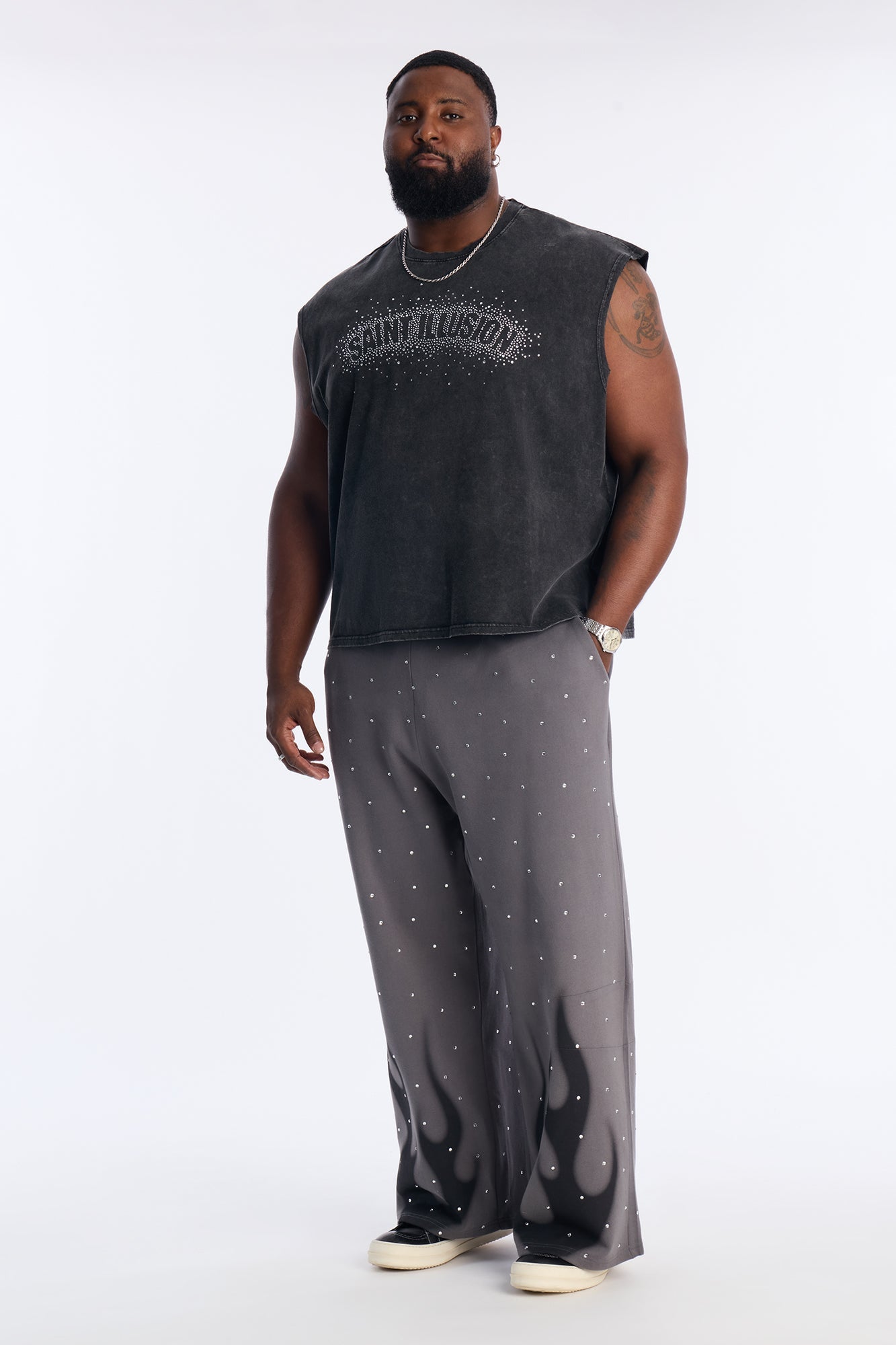 Saint Illusion Muscle Tee - Black