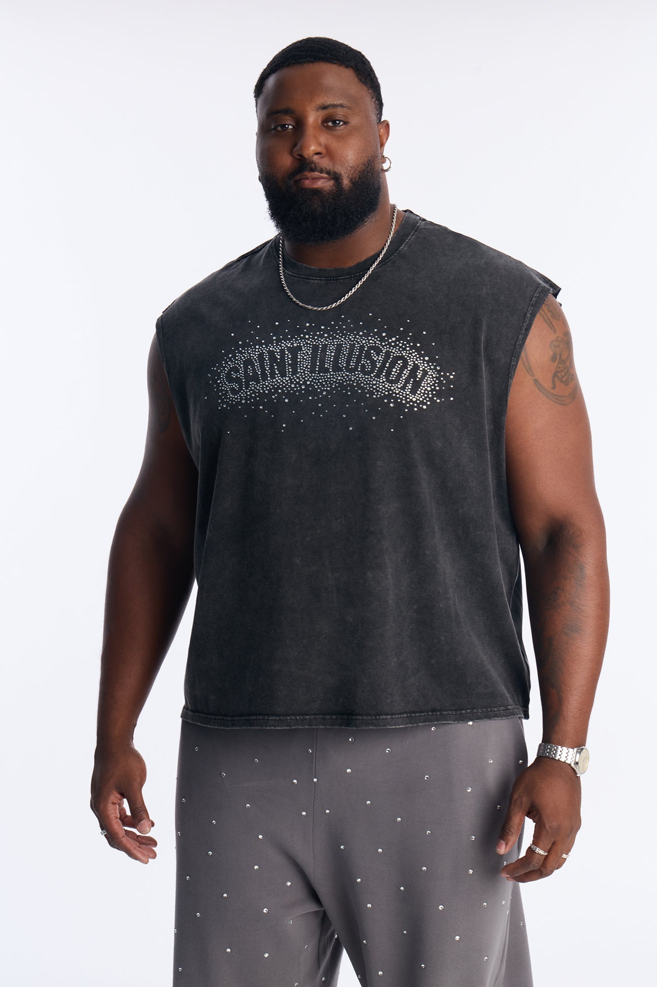 Saint Illusion Muscle Tee - Black