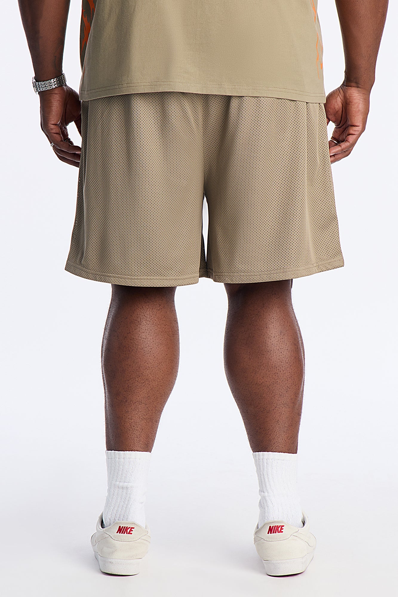 Midnight Anthem Graphic Mesh Short - Olive/combo