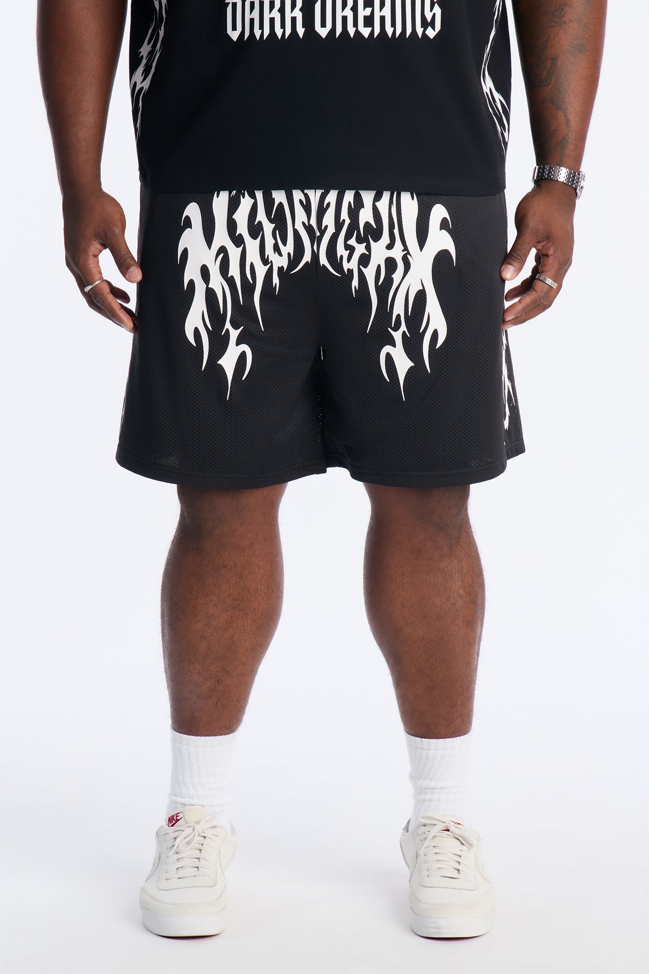 Midnight Anthem Graphic Mesh Short - Black/combo
