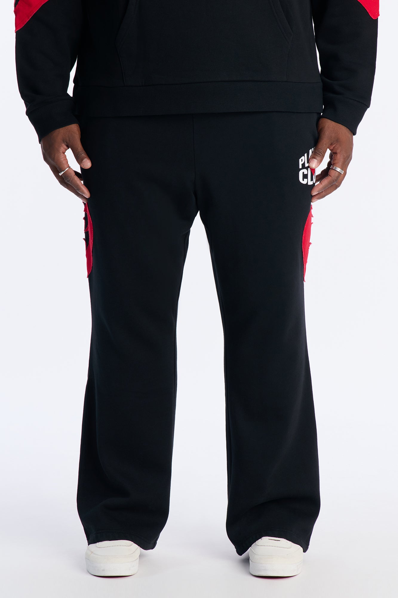 Heartbreakers Players Club Skinny Flare Sweatpants - Black