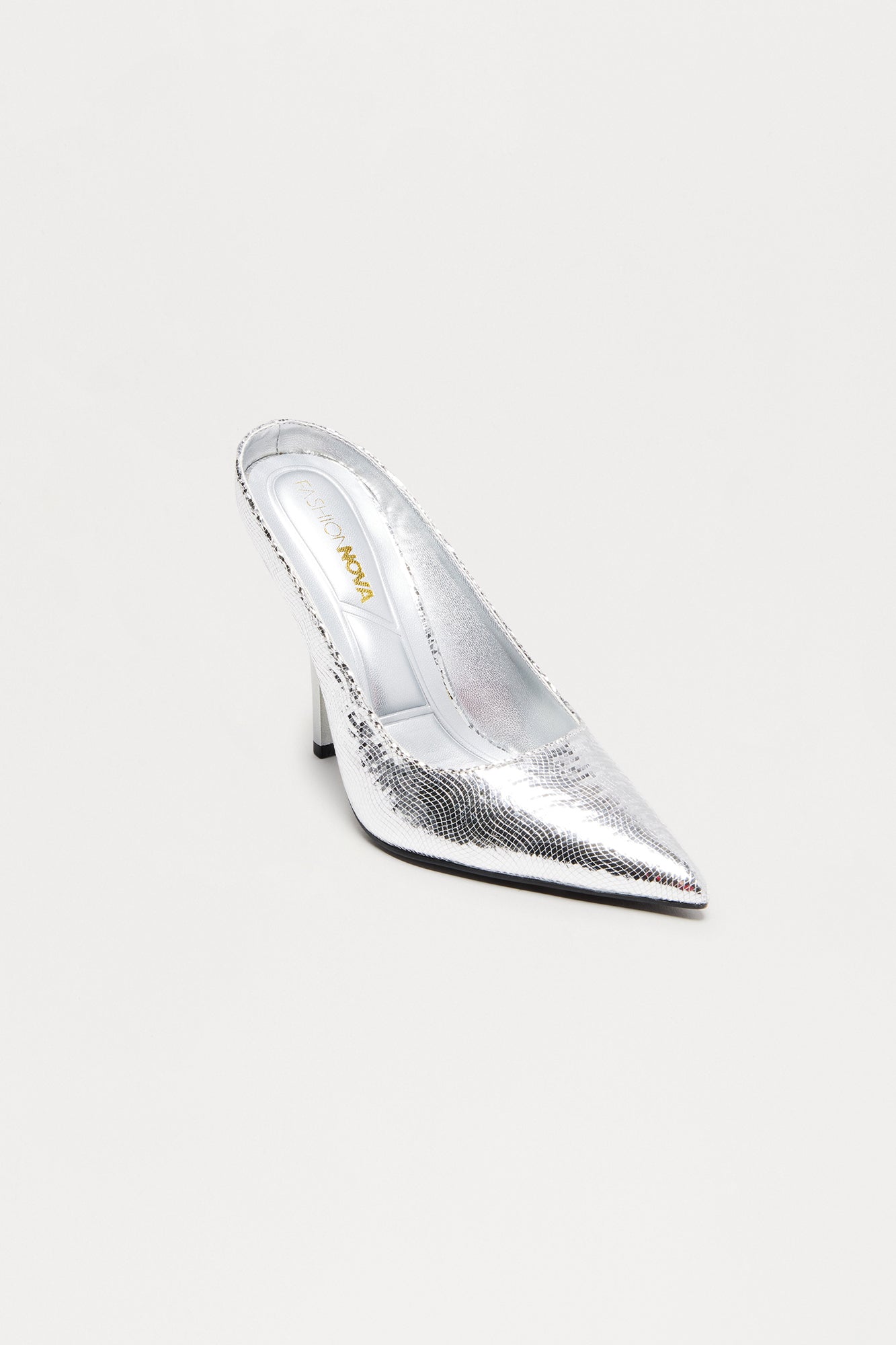 Padra Stiletto Pumps - Silver