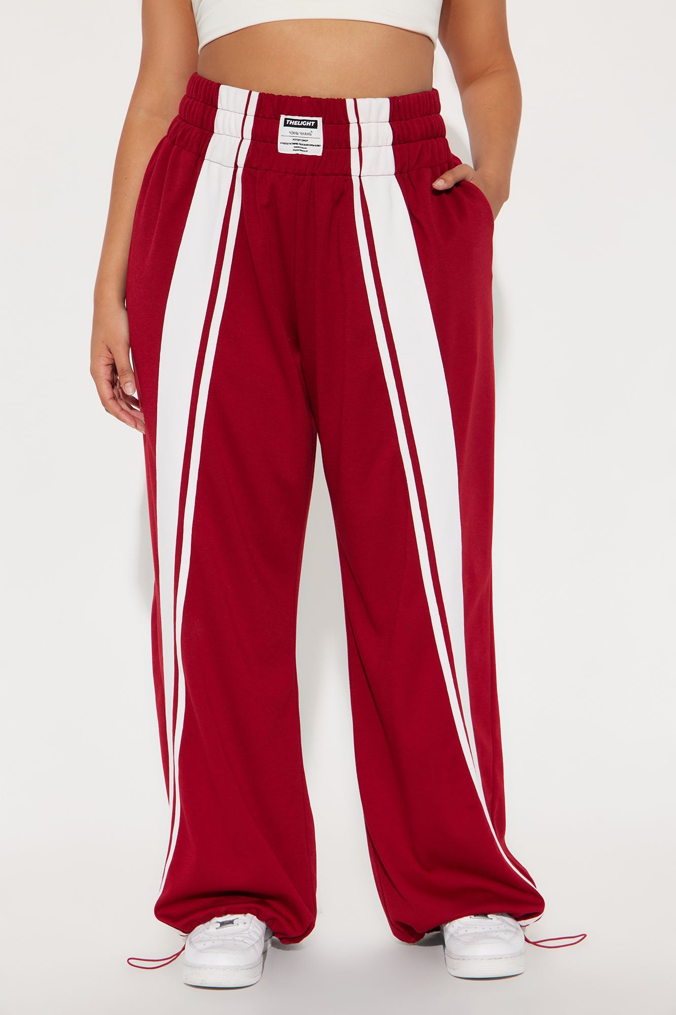 Leyla Boxer Pant - Burgundy