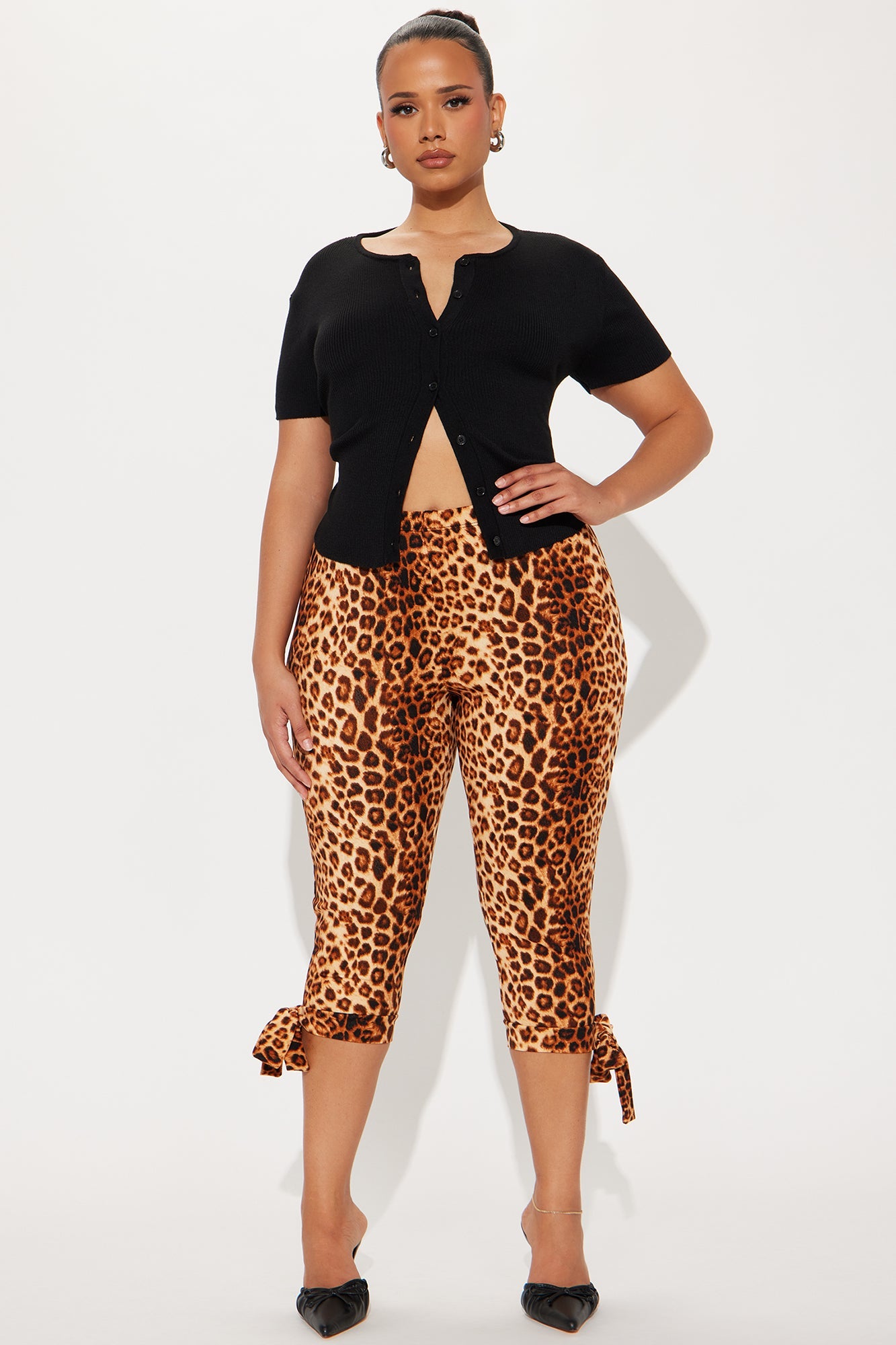 Stassie Sweater Top - Black