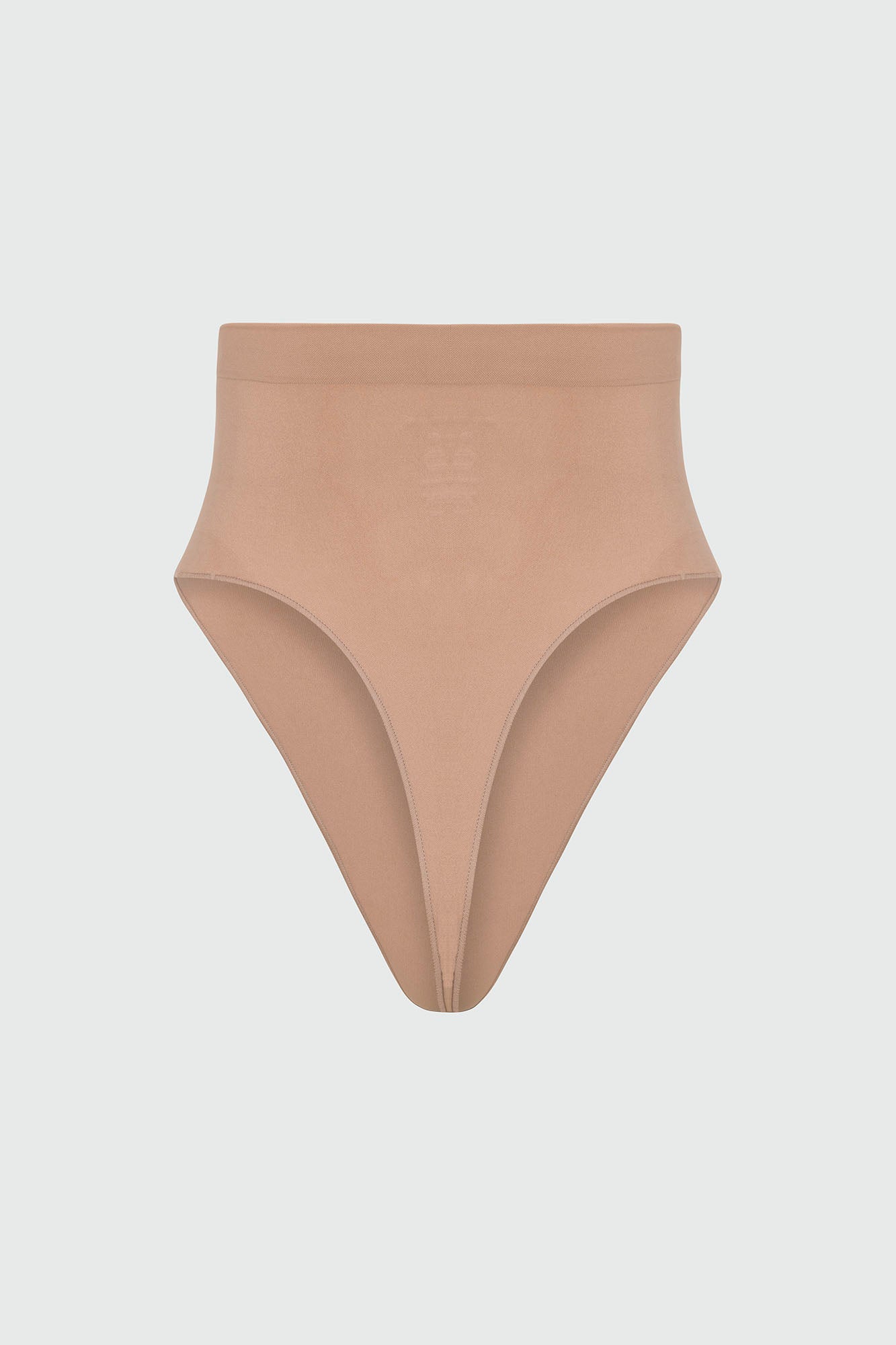 Nova Sculpt Seamless Strong Compression Mid Waist Thong - Nude